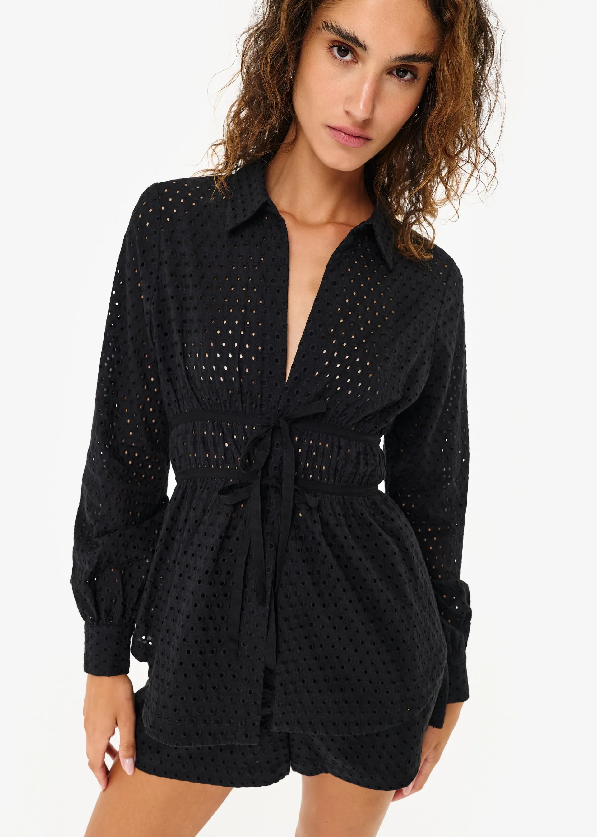 Stefania Top Black sold by Cami NYC product image thumbnail 2