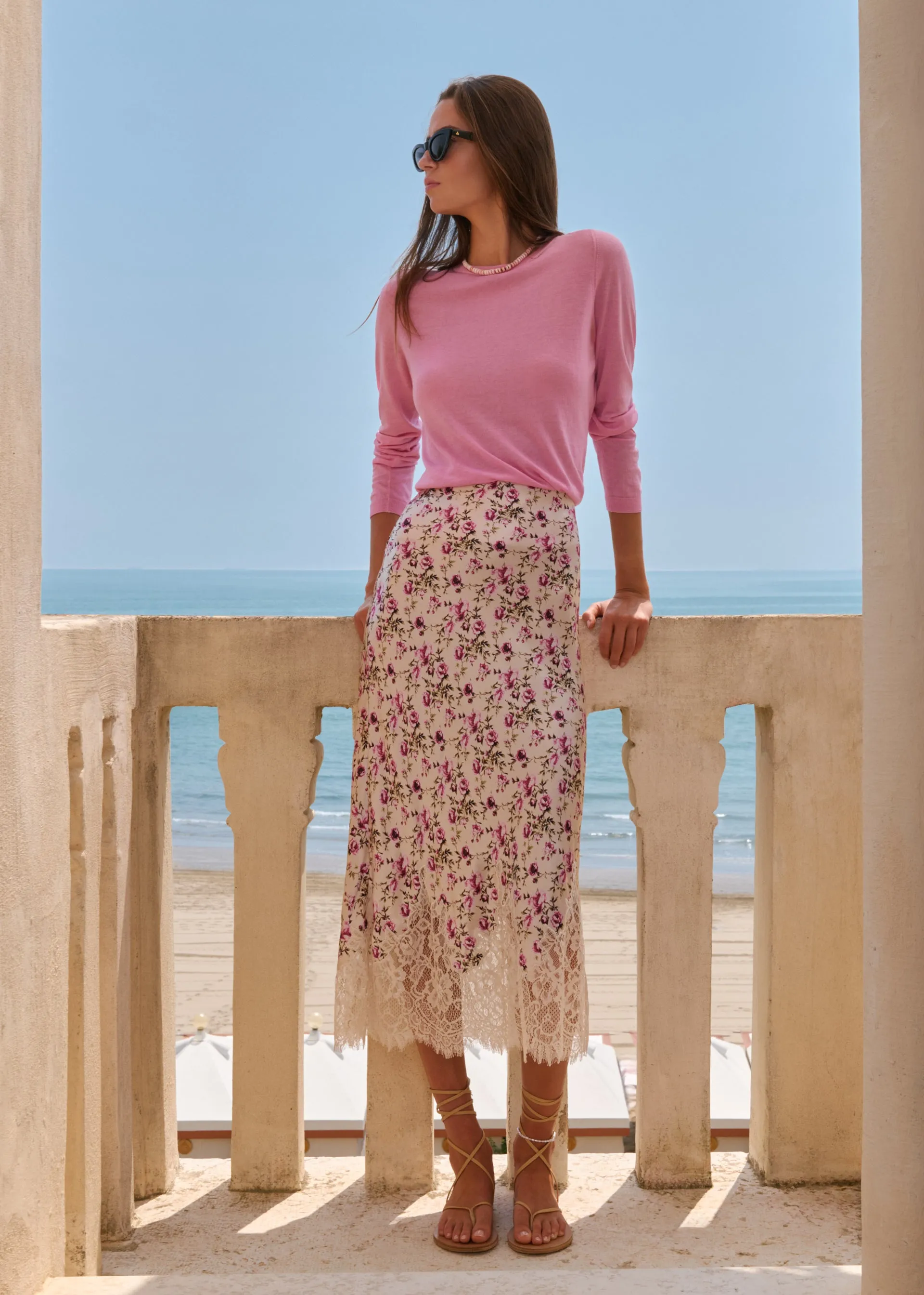 Vivienne Skirt Camellia Ditsy sold by CAMI