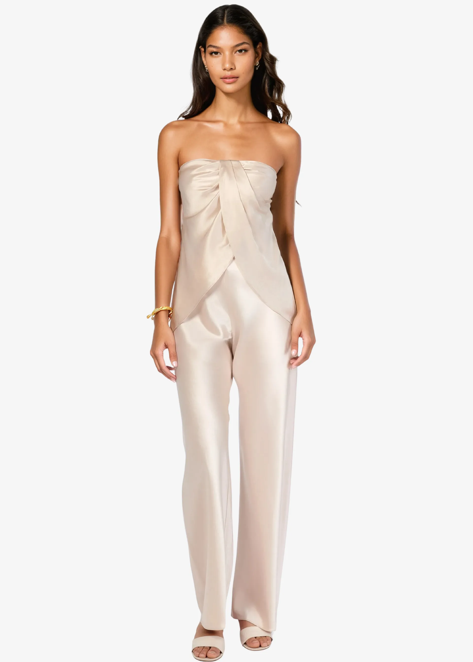 Bonita Strapless Camisole Oat sold by CAMI product image thumbnail 4