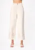 Memphis High Rise Bull Denim Pant Macadamia sold by Cami NYC