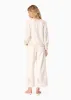 Memphis High Rise Bull Denim Pant Macadamia sold by Cami NYC