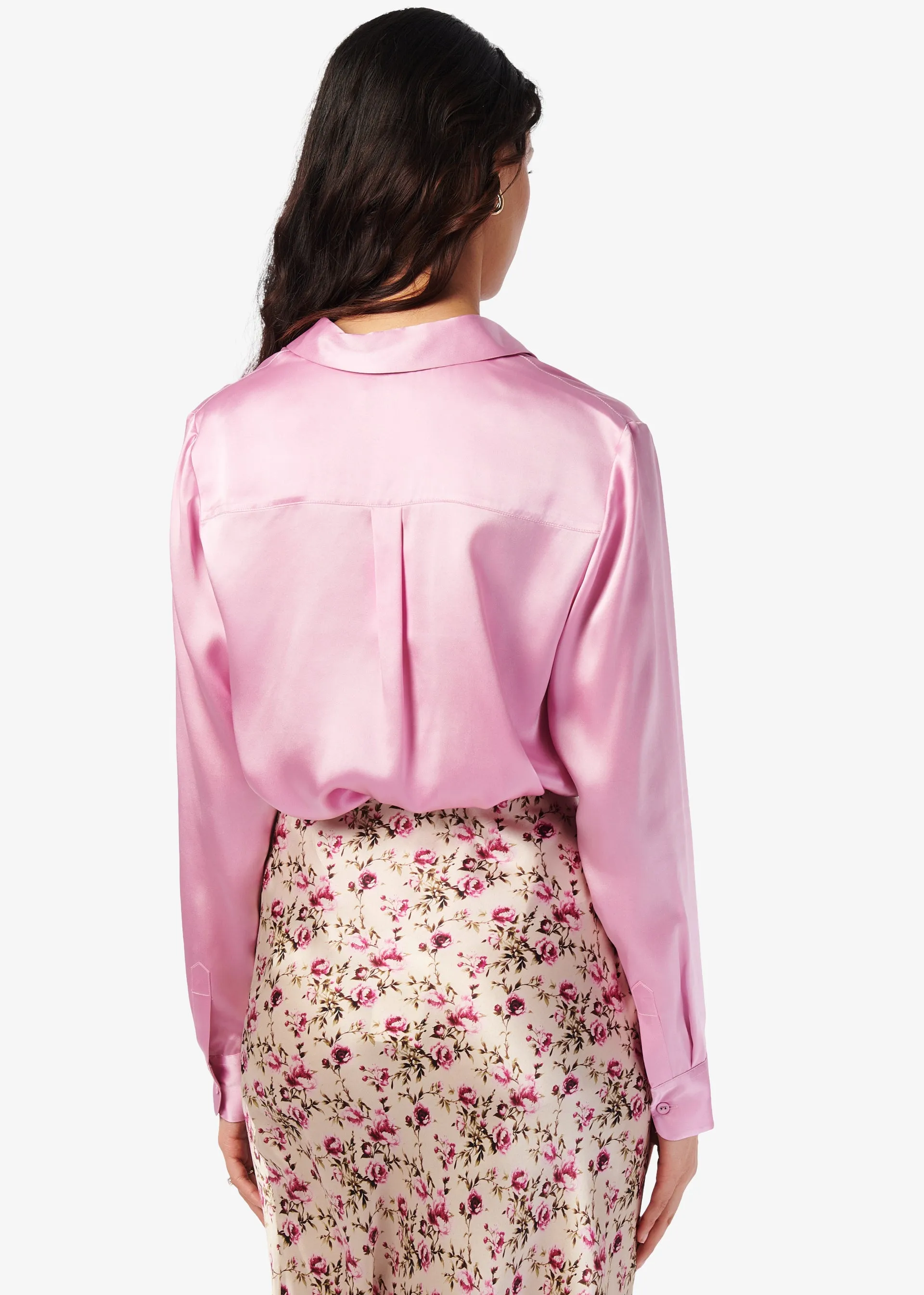 Crosby Silk Blouse Camellia sold by CAMI product image thumbnail 3