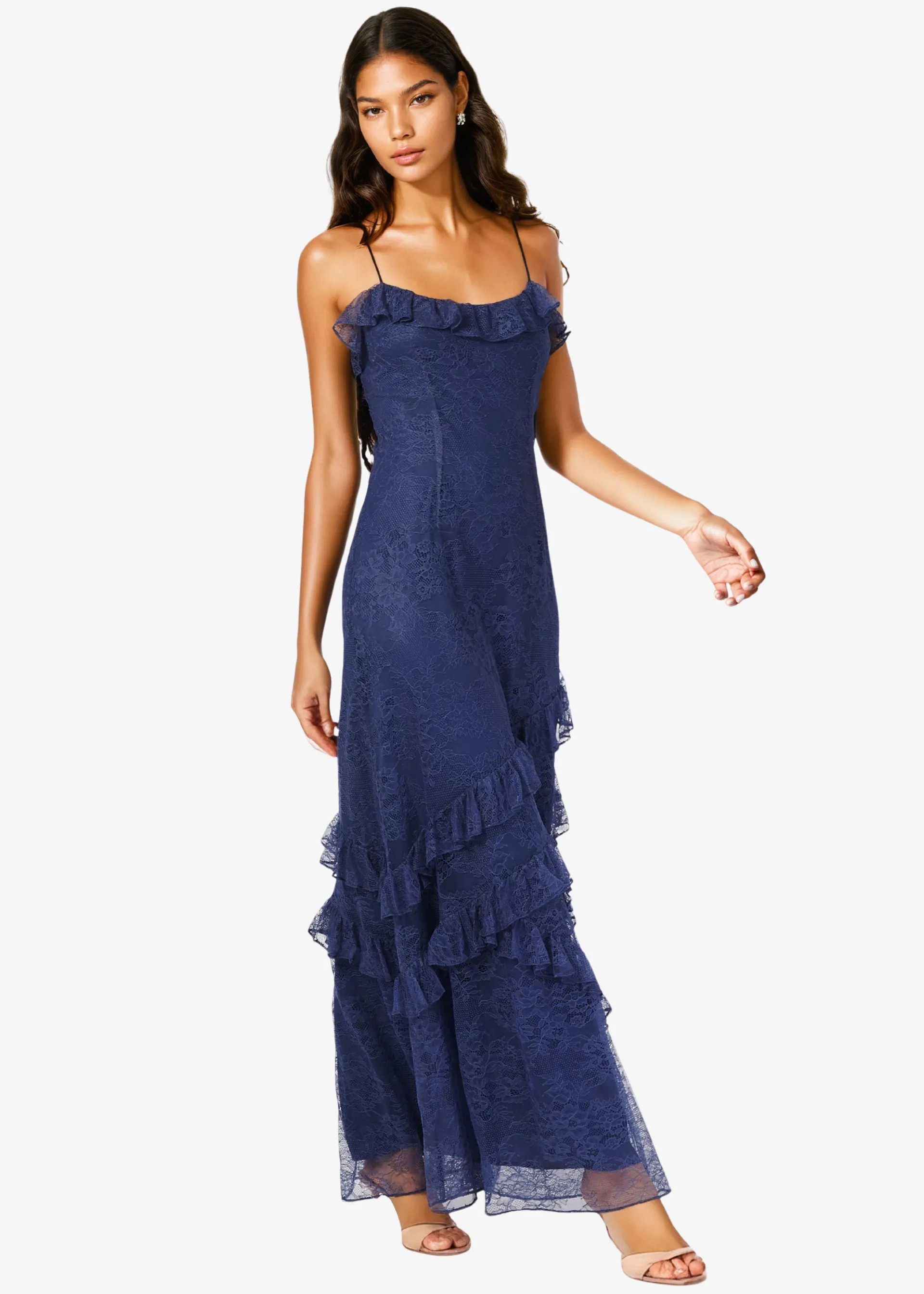 Elouisa Lace Gown Harbor sold by CAMI product image thumbnail 4