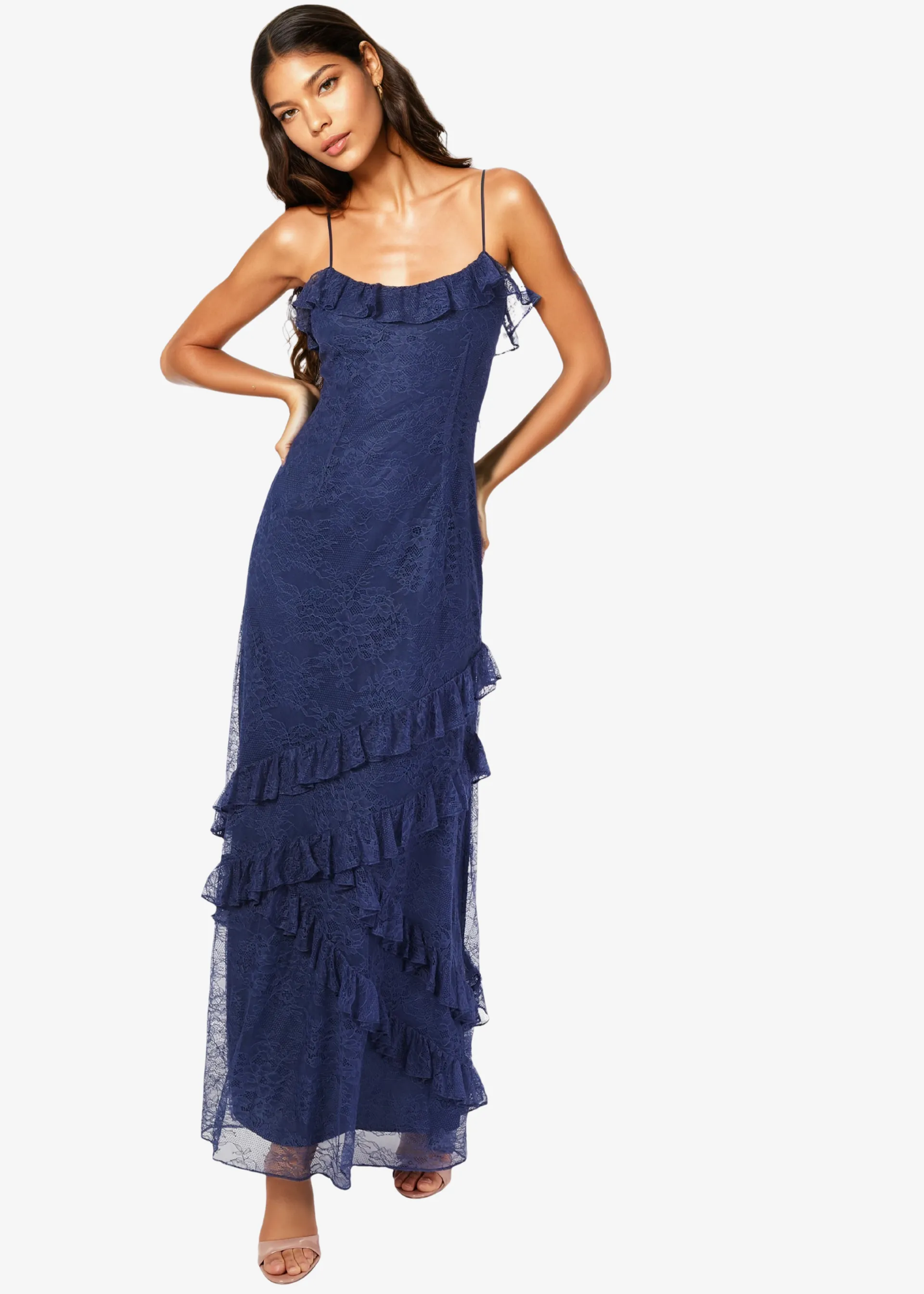 Elouisa Lace Gown Harbor sold by CAMI product image thumbnail 3