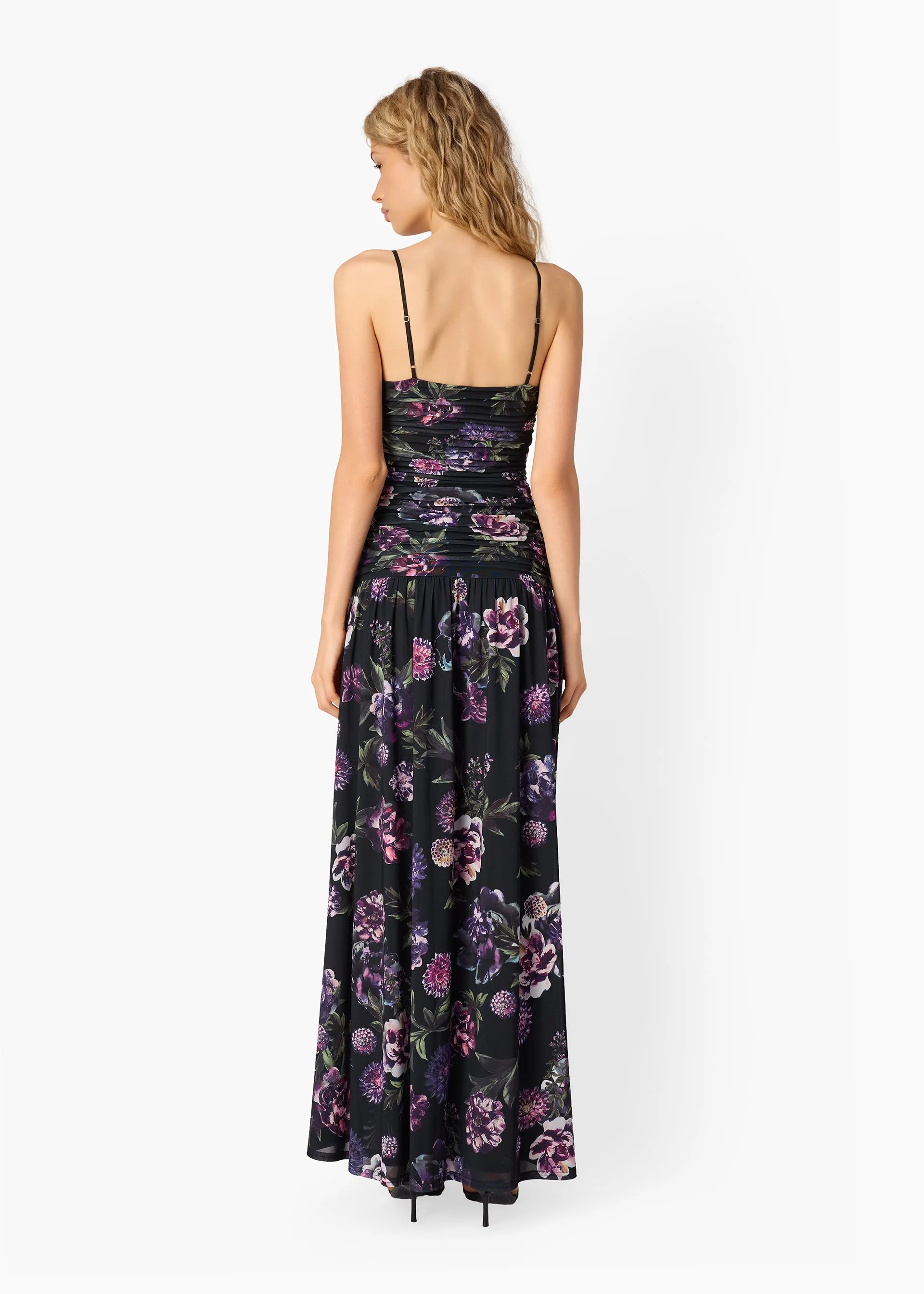 Tashi Mesh Maxi Dress Dark & Stormy sold by CAMI product image thumbnail 5