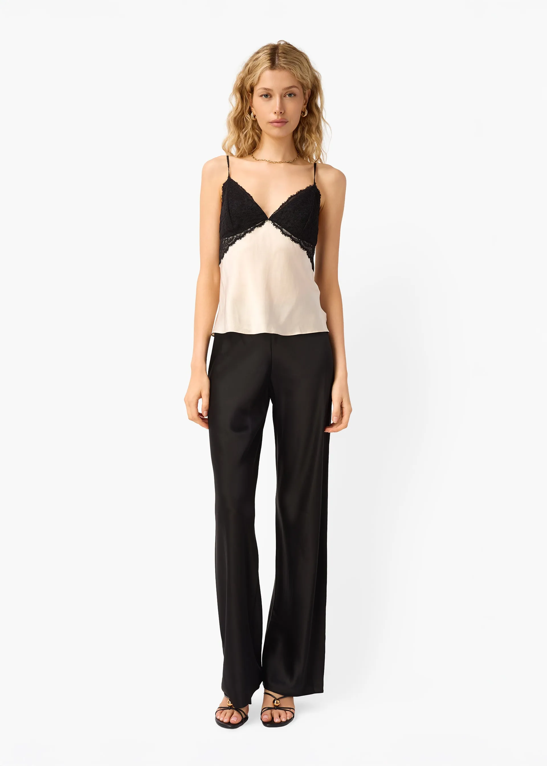 Hilda Camisole Oat/Black sold by CAMI product image thumbnail 3