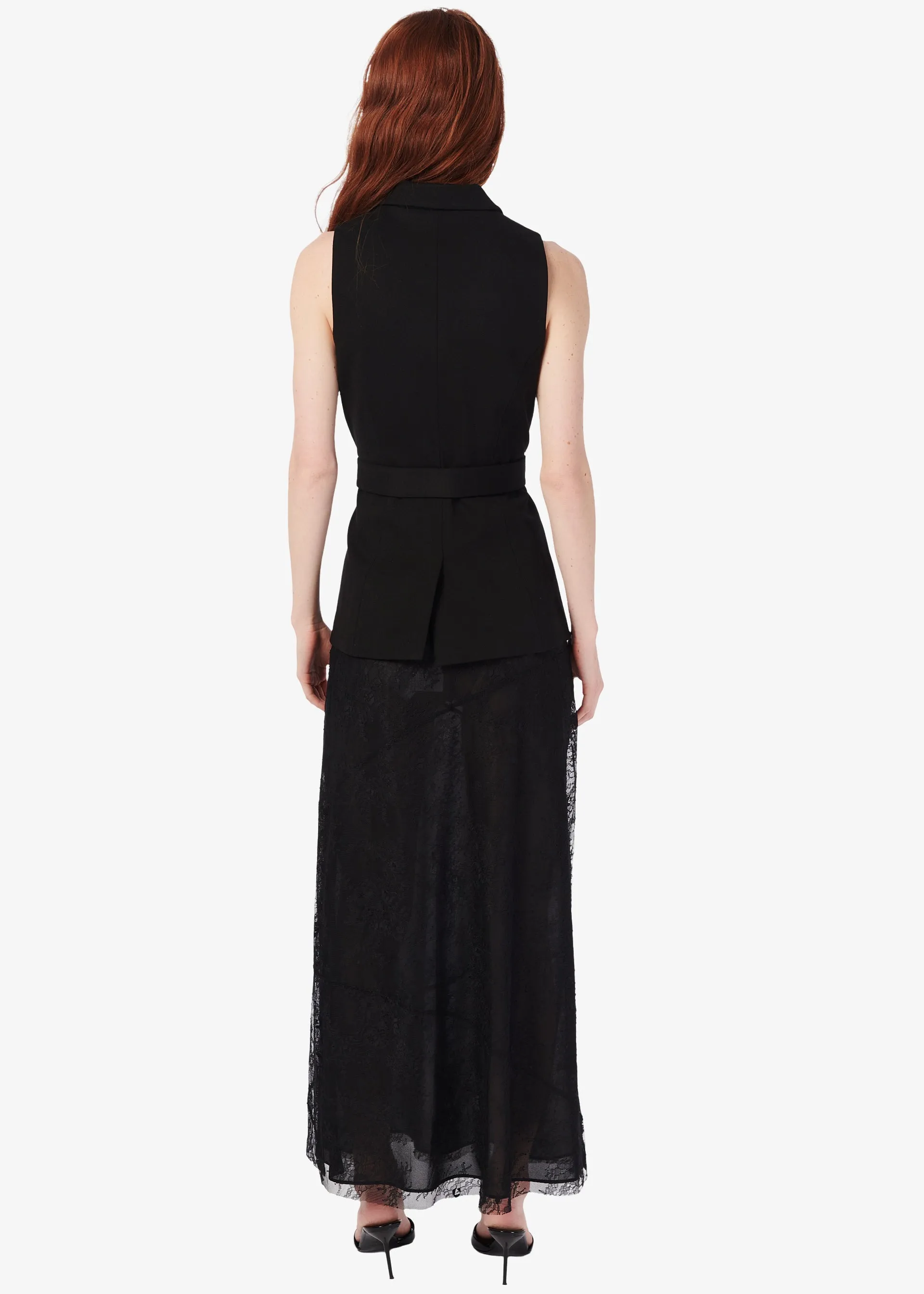 Eudora Sheer Lace Skirt Black sold by CAMI product image thumbnail 3
