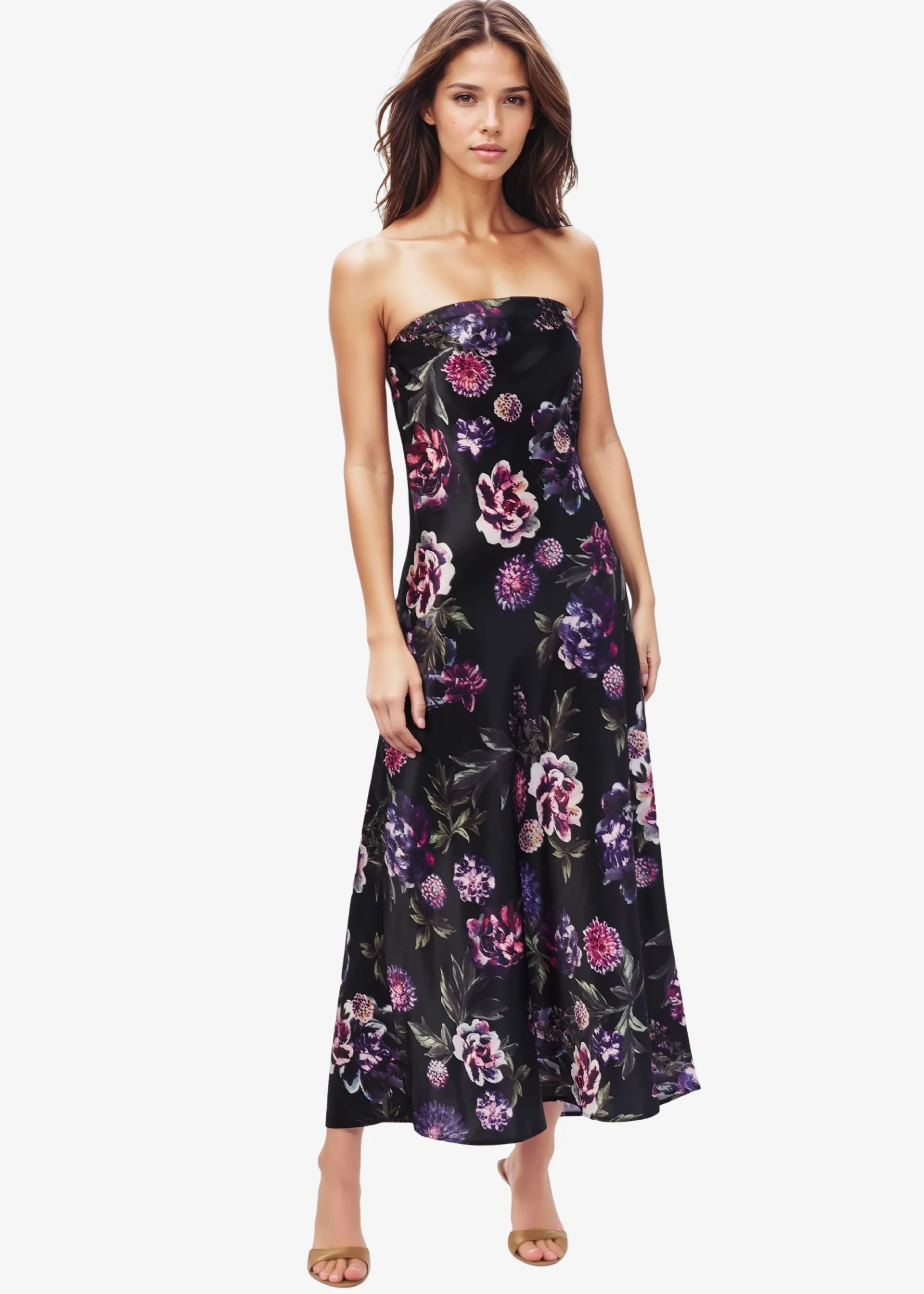 Noelle Strapless Dress Dark & Stormy sold by CAMI product image thumbnail 3