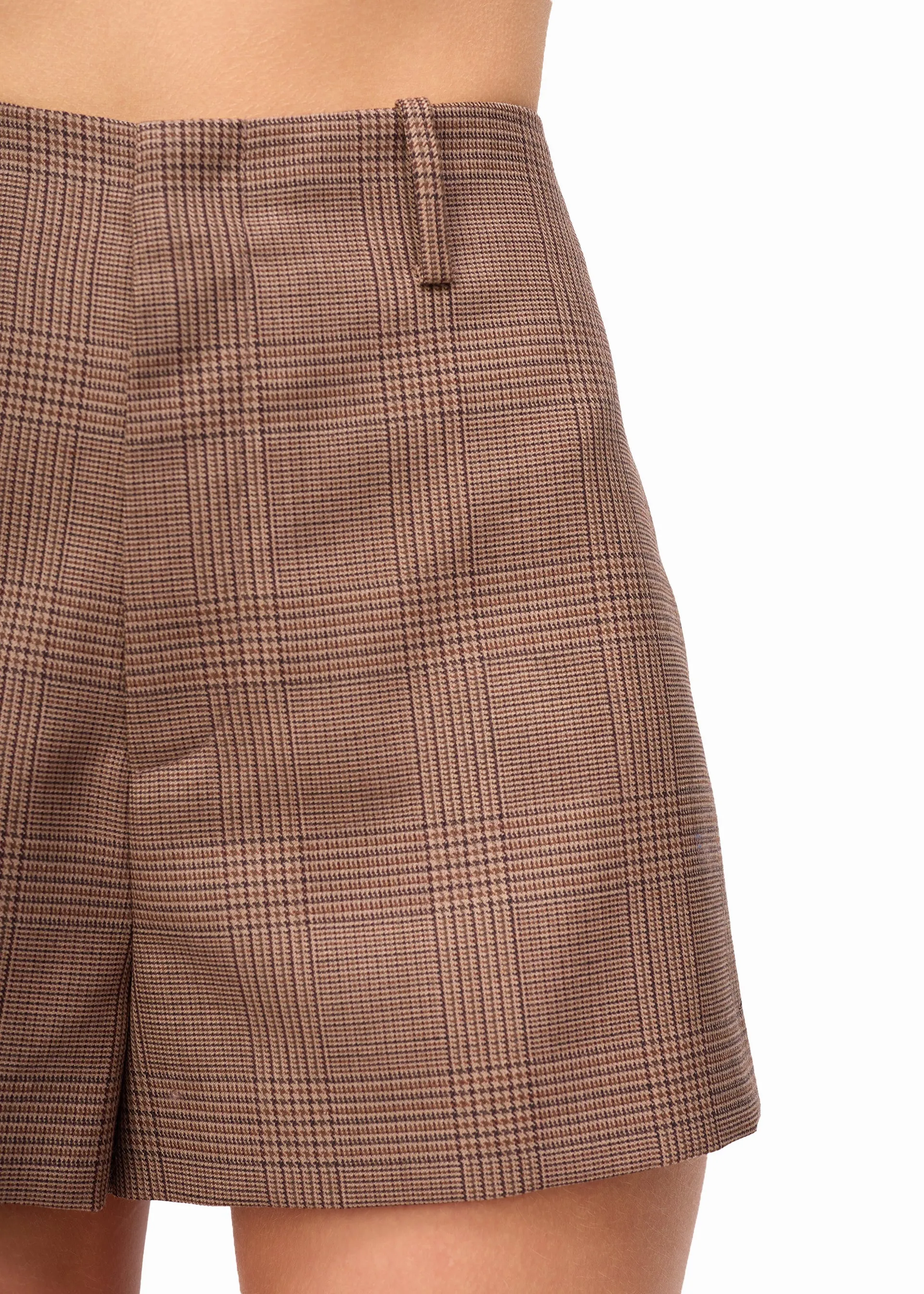 Jolie Plaid Short Fawn Plaid sold by CAMI product image thumbnail 4