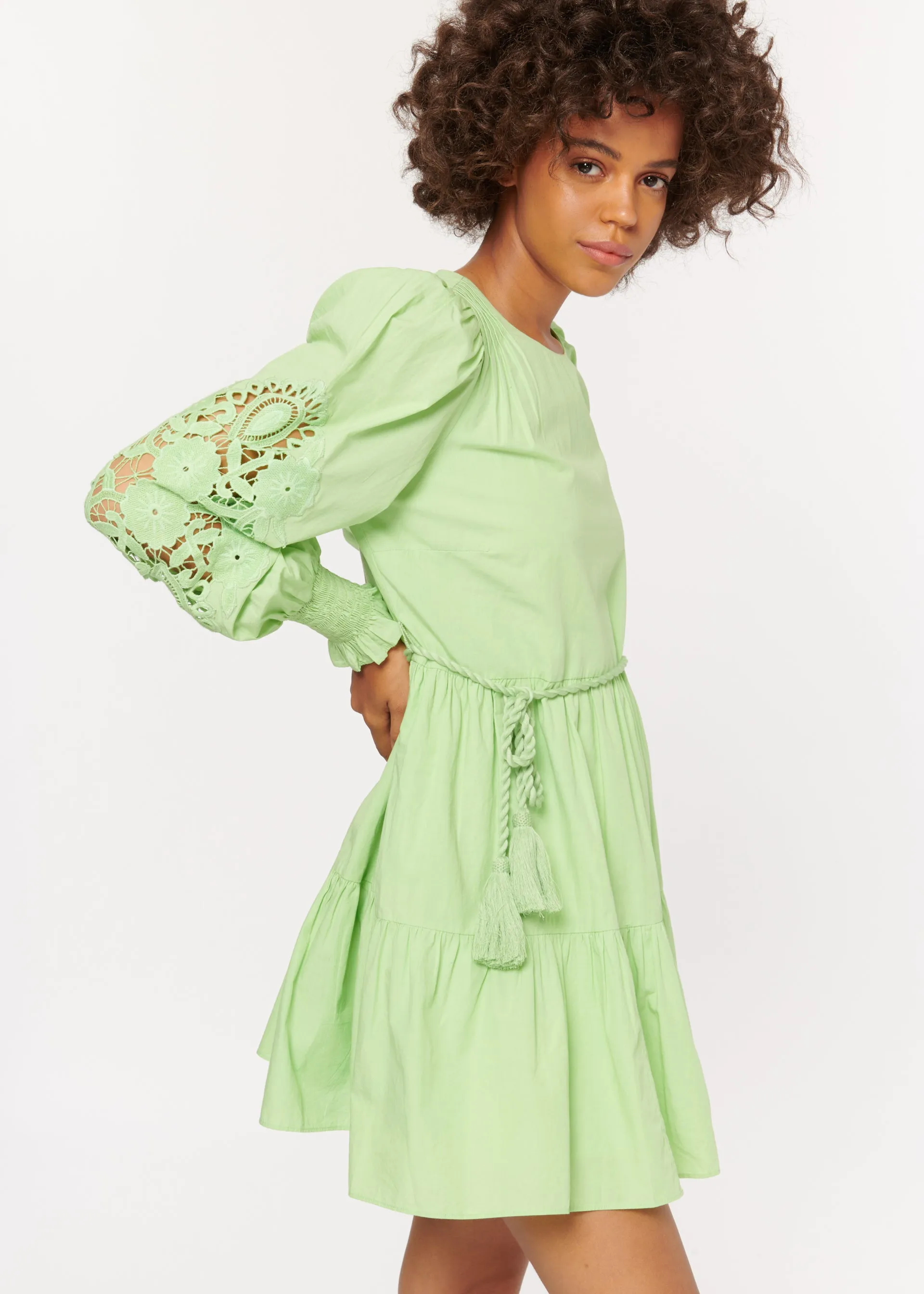 Carolina Dress Neo Mint sold by Cami NYC