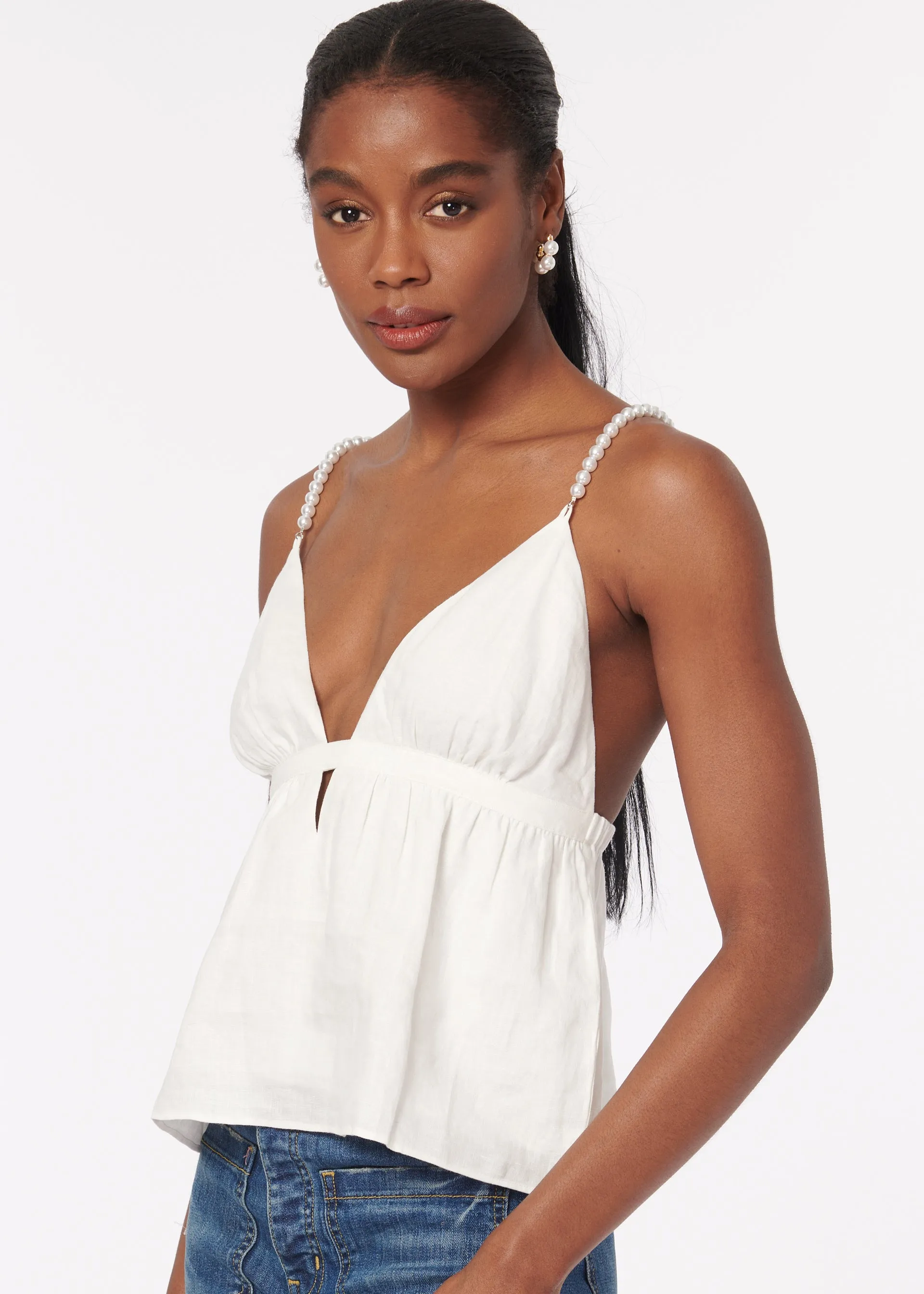 Rose Cami White sold by Cami NYC product image thumbnail 4