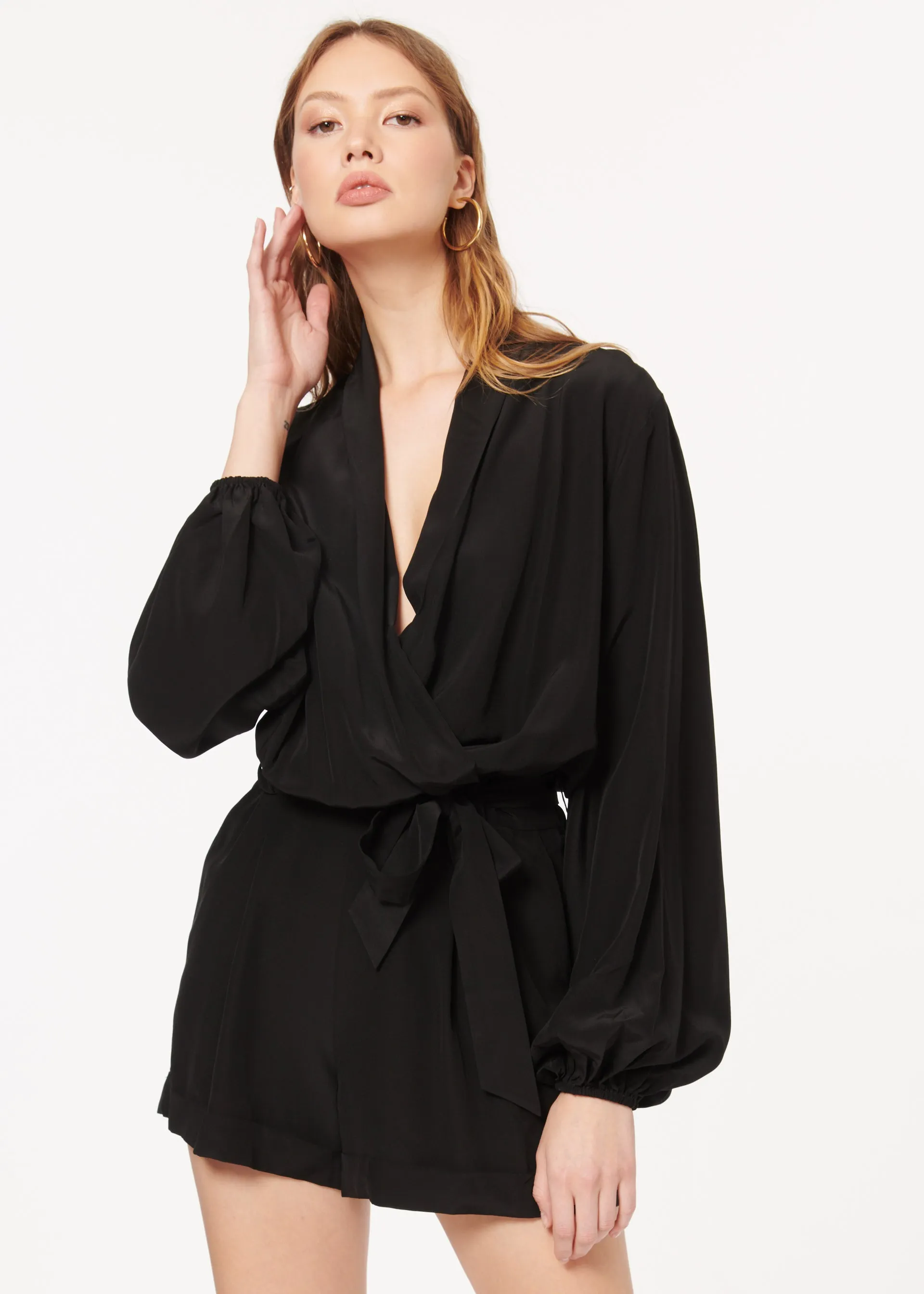 Elyssa Romper Black sold by Cami NYC product image thumbnail 3