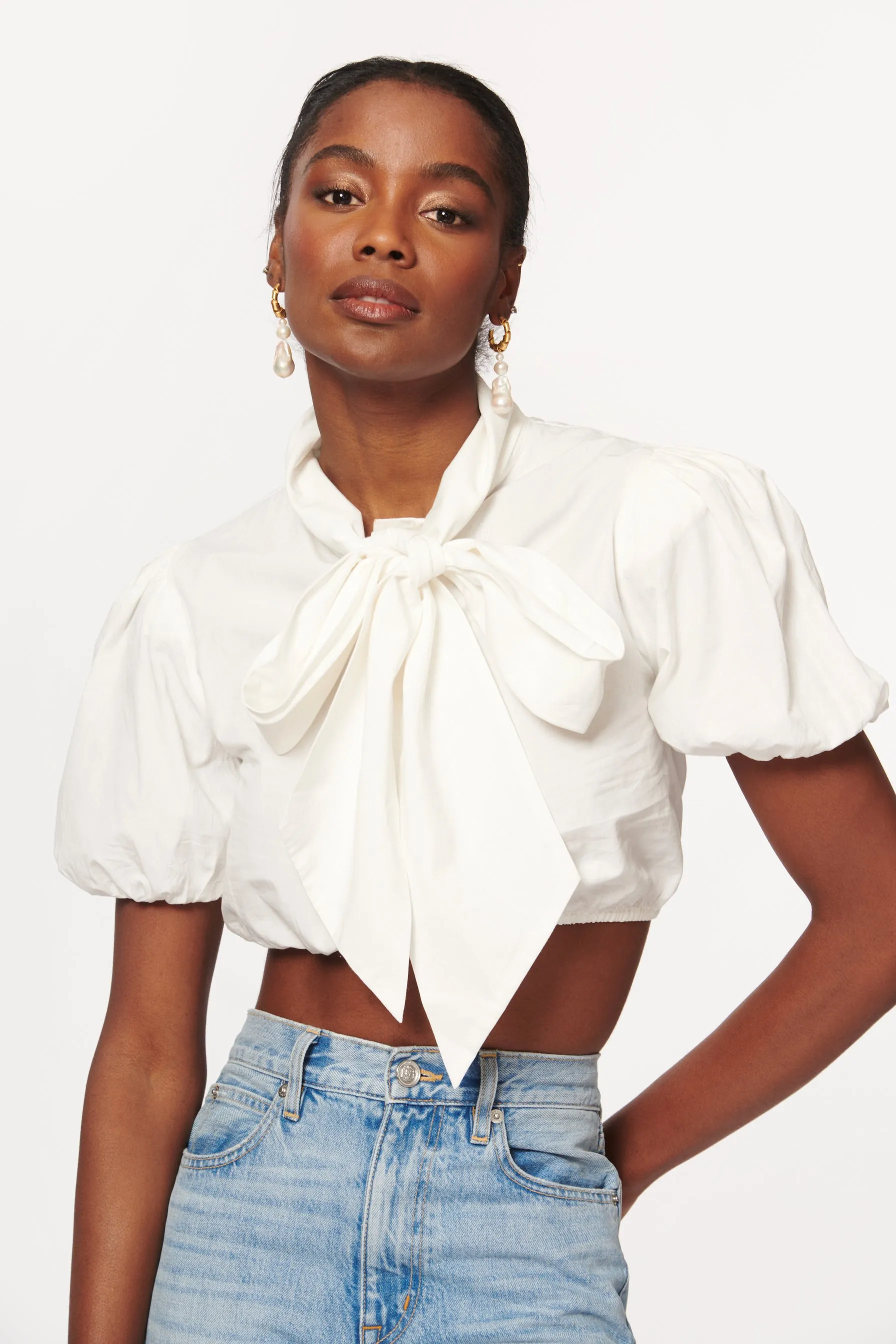 Lassi Top White sold by Cami NYC product image thumbnail 2