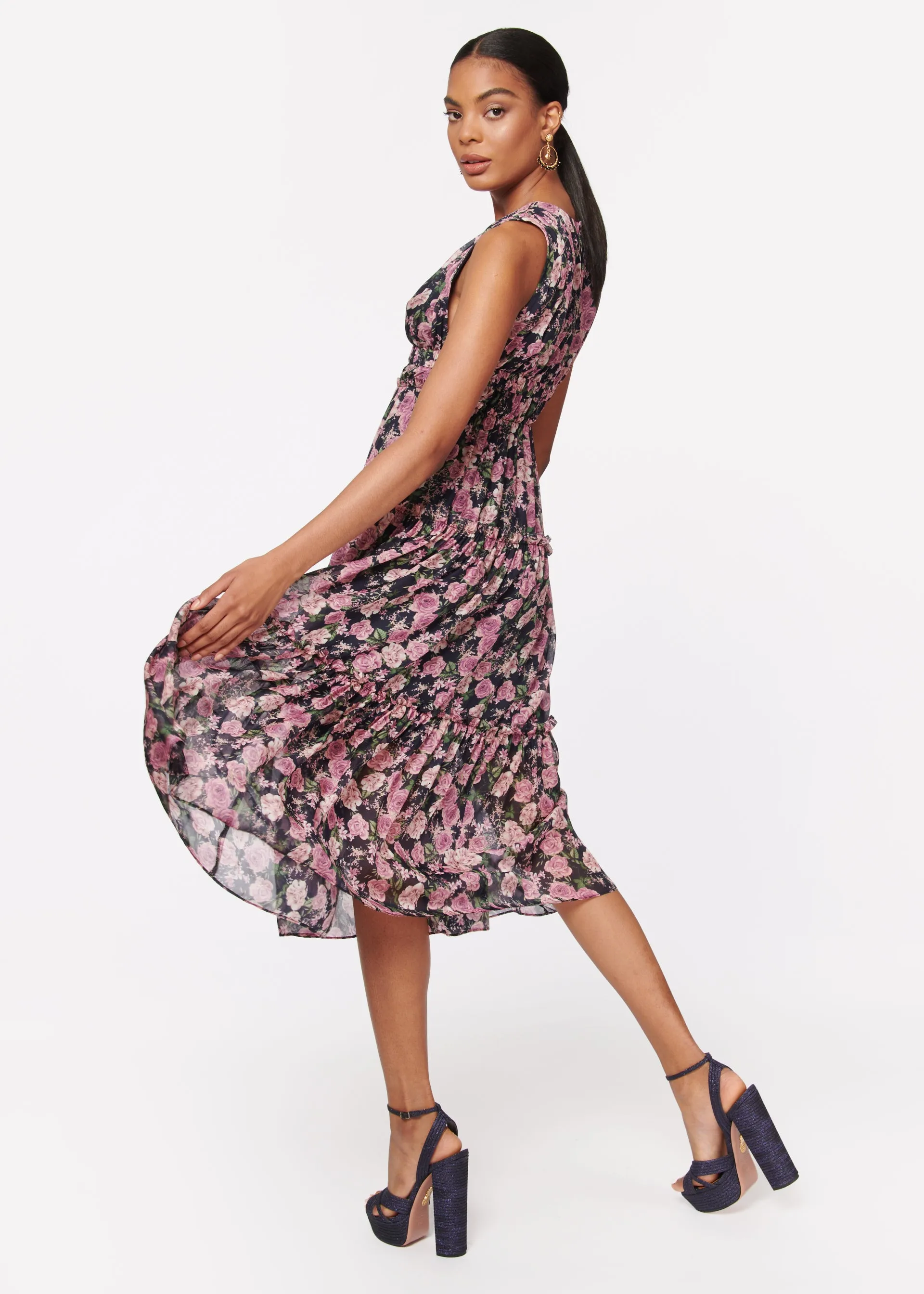 Hedy Dress Mulberry Rose sold by Cami NYC product image thumbnail 3