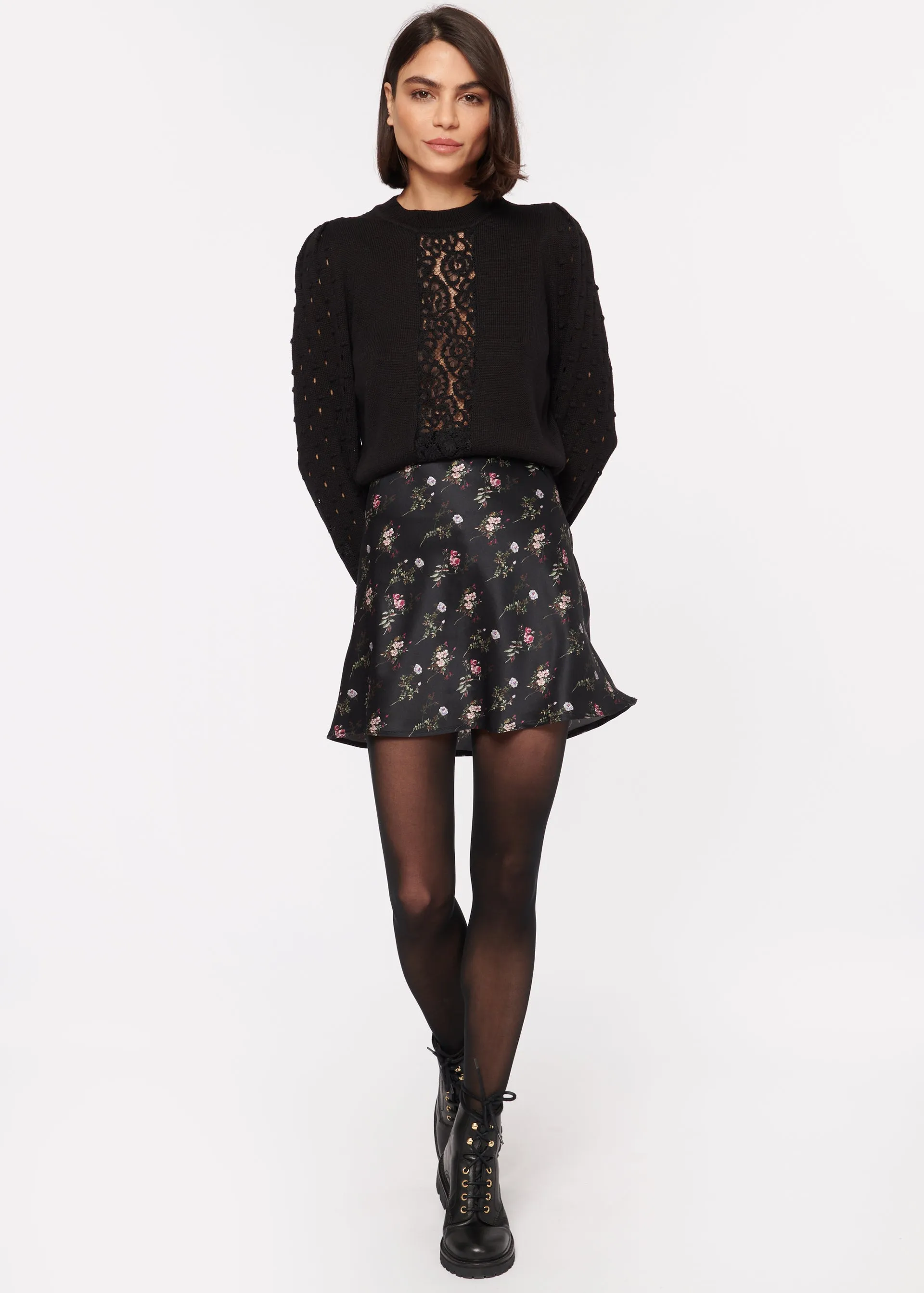 Zarah Lightweight Sweater Black sold by Cami NYC product image thumbnail 3