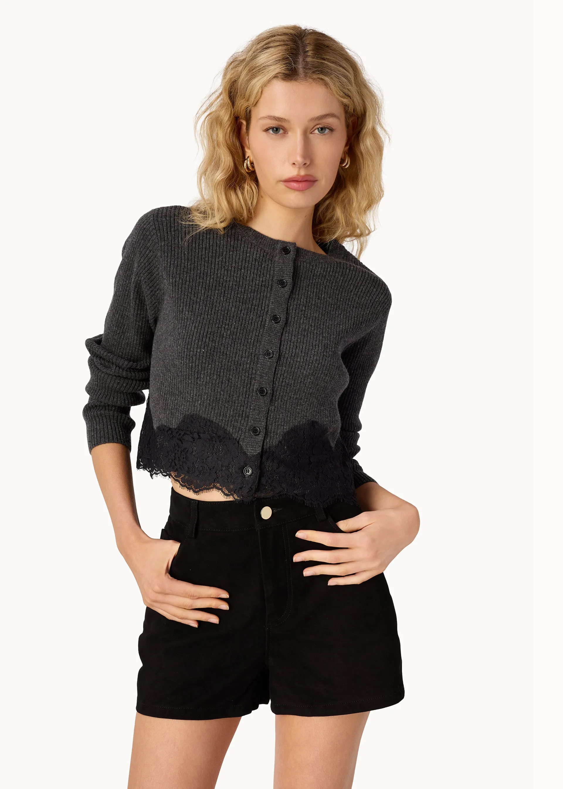 Travis Suede Short Black sold by Cami NYC product image thumbnail 2