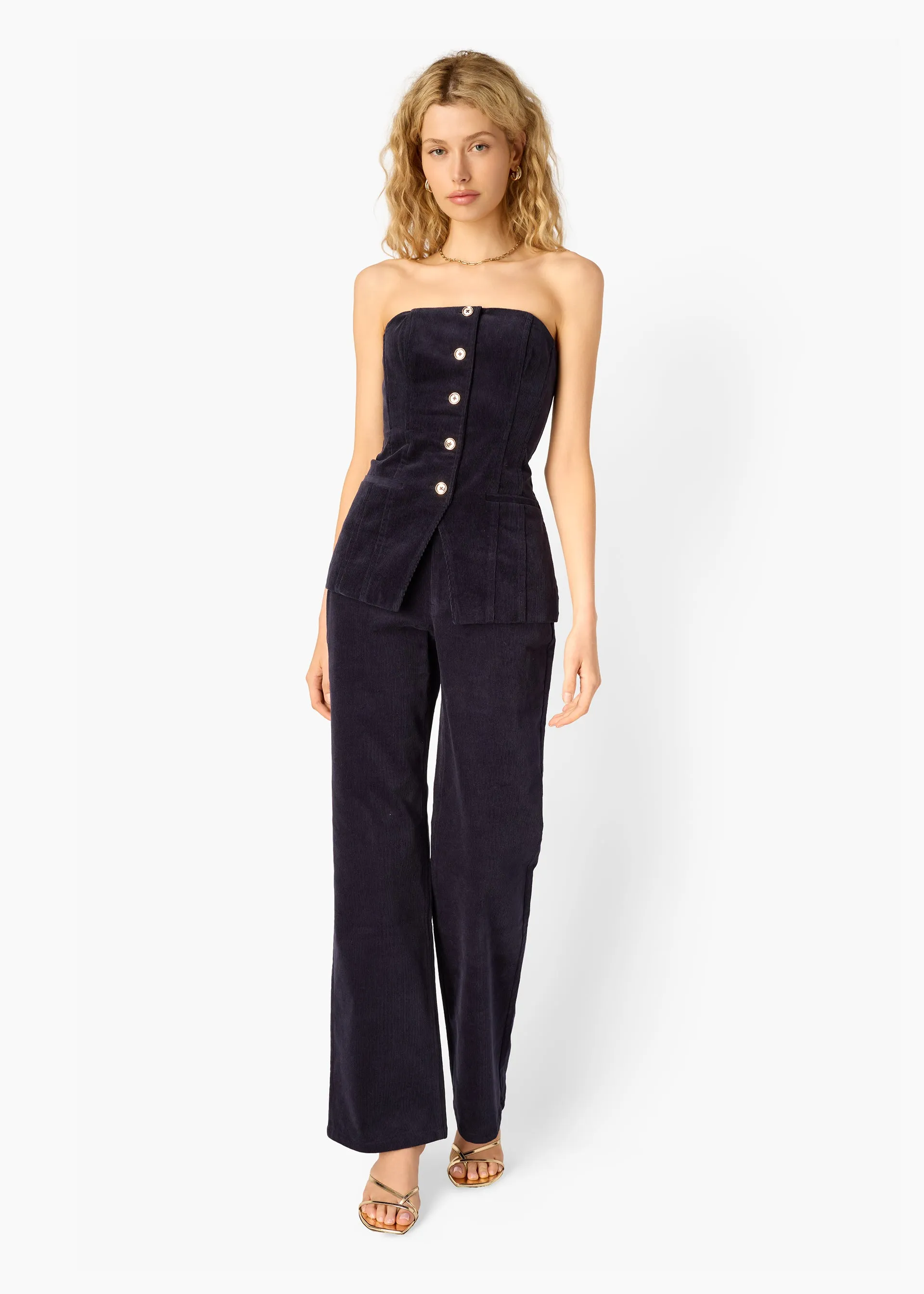 Zenobia Corduroy Pant Navy sold by CAMI product image thumbnail 3