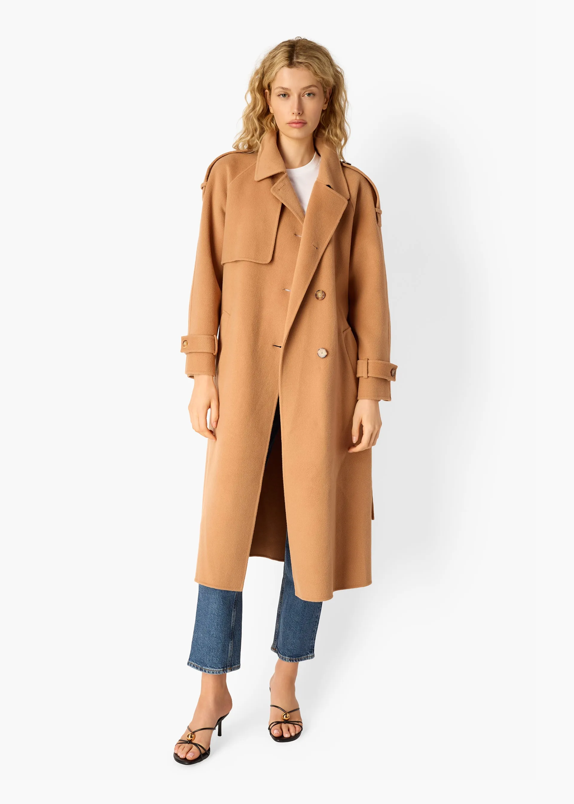 Yennifer Trench Coat Maple sold by CAMI product image thumbnail 4