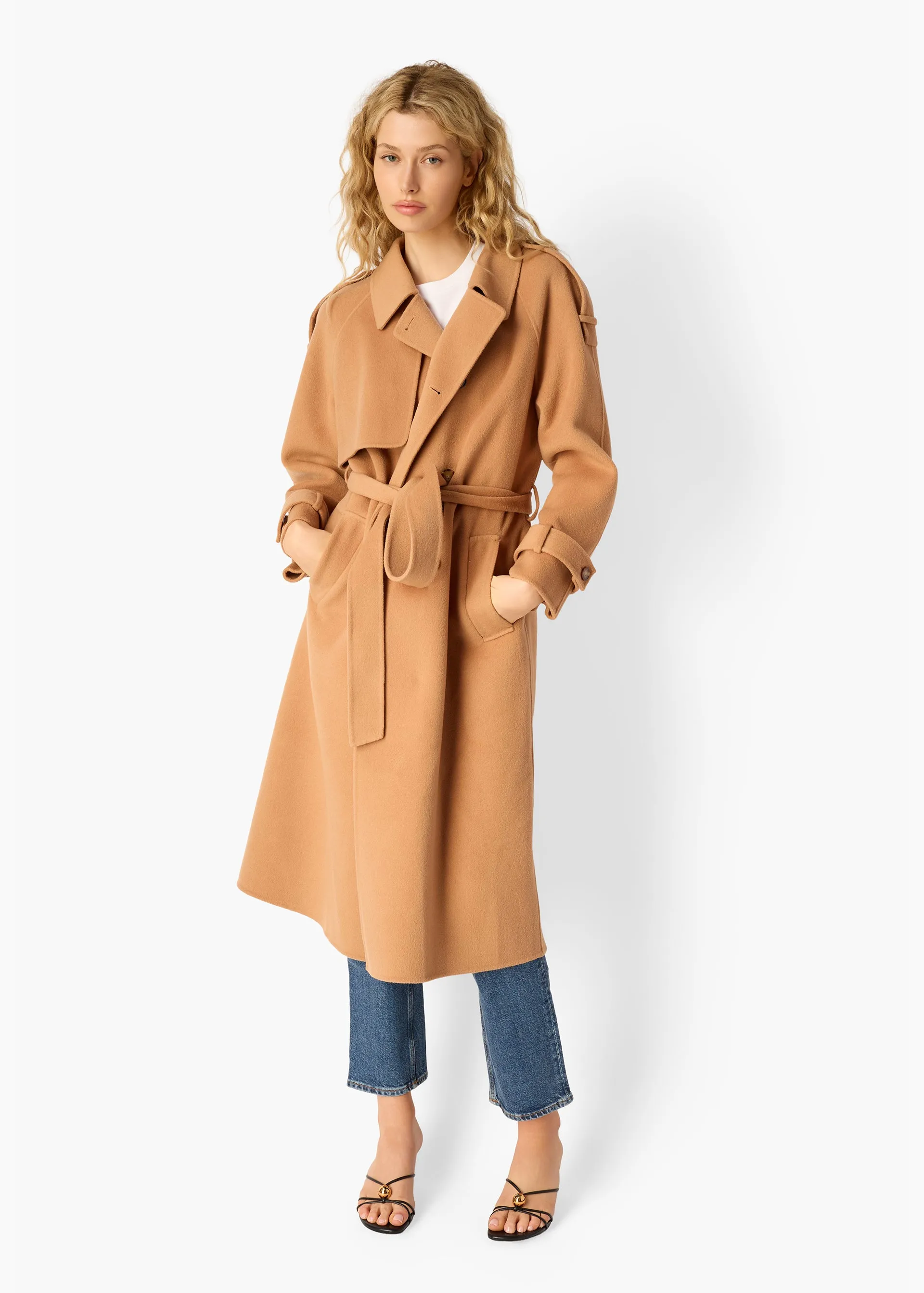 Yennifer Trench Coat Maple sold by CAMI product image thumbnail 5