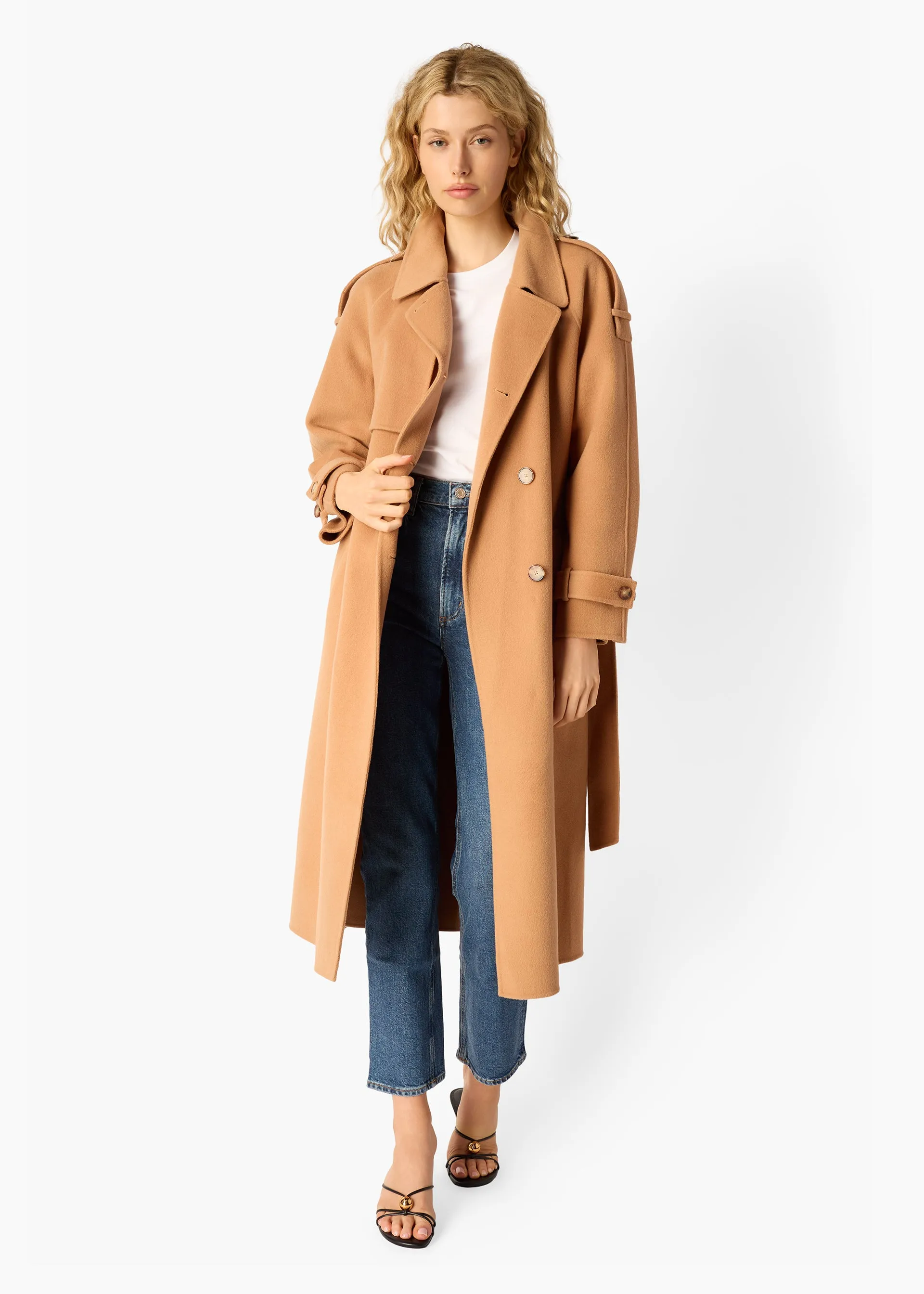 Yennifer Trench Coat Maple sold by CAMI product image thumbnail 2