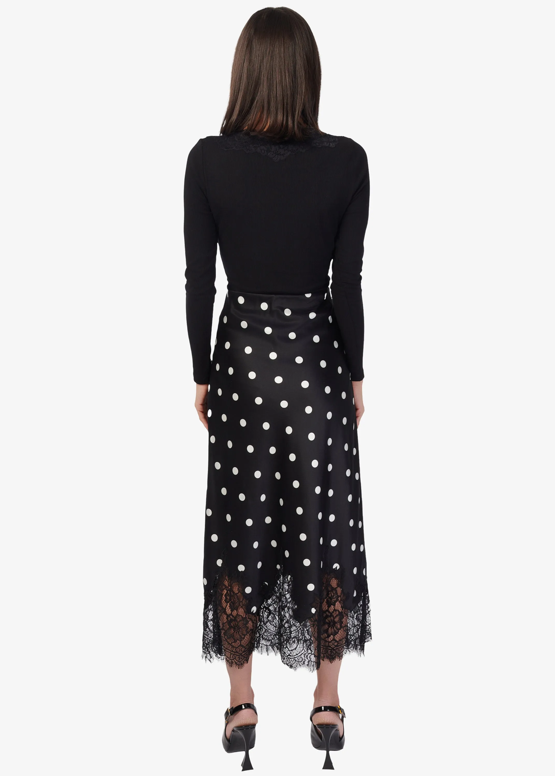 Vivienne Skirt Polka-Dot sold by Cami NYC product image thumbnail 5