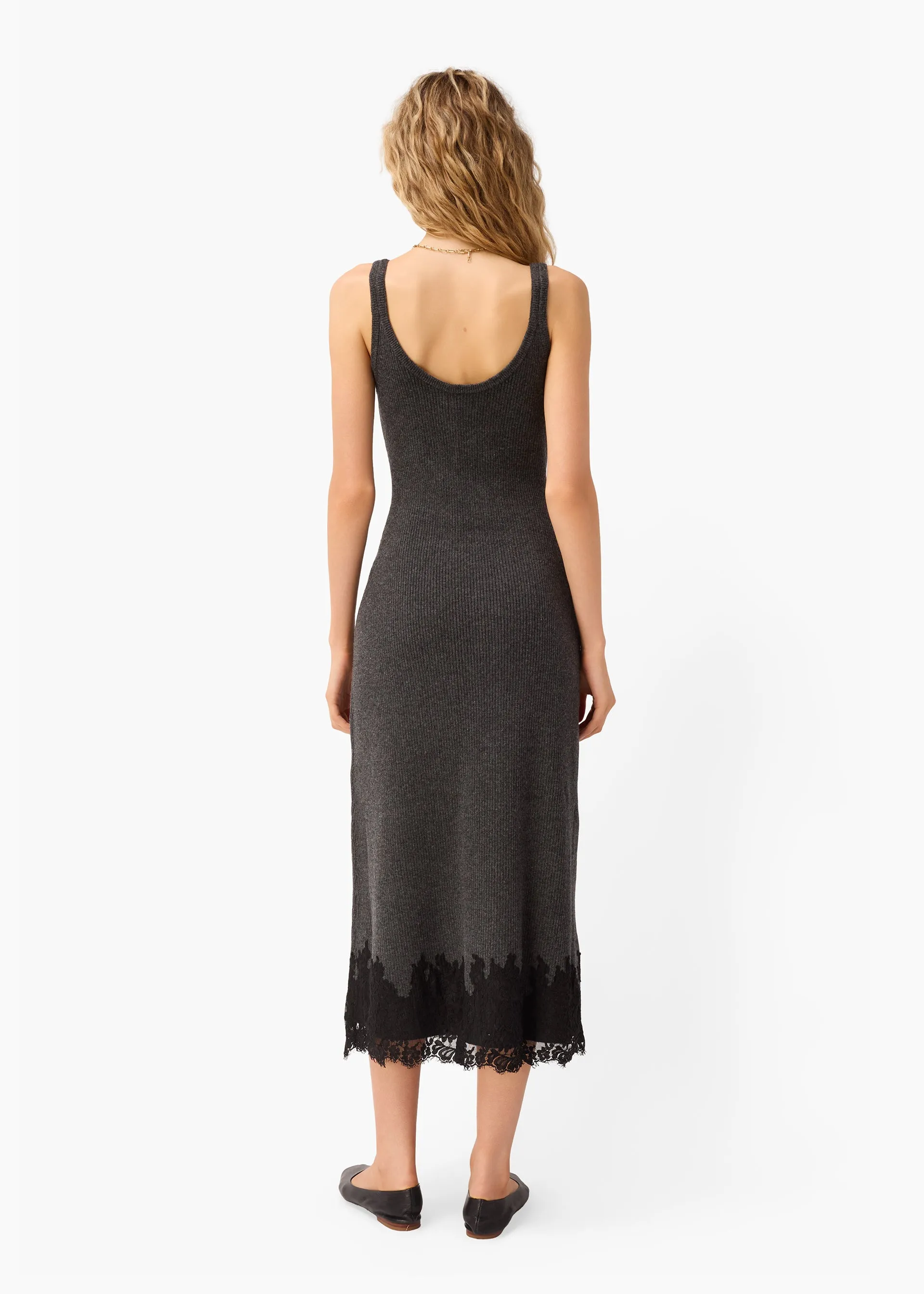Una Knit Midi Dress Carbon sold by Cami NYC product image thumbnail 5