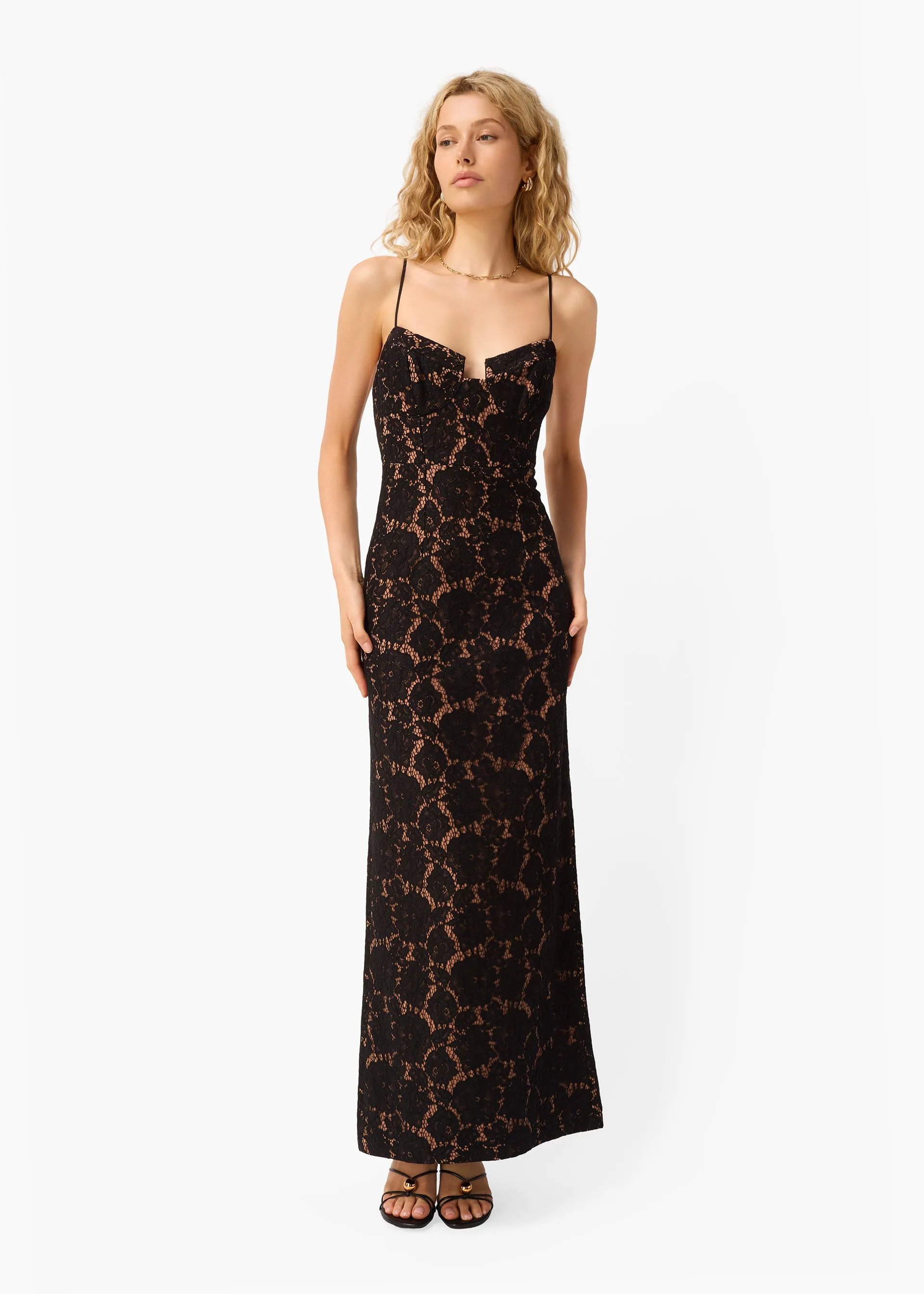 Rosaria Lace Gown Black sold by CAMI product image thumbnail 4