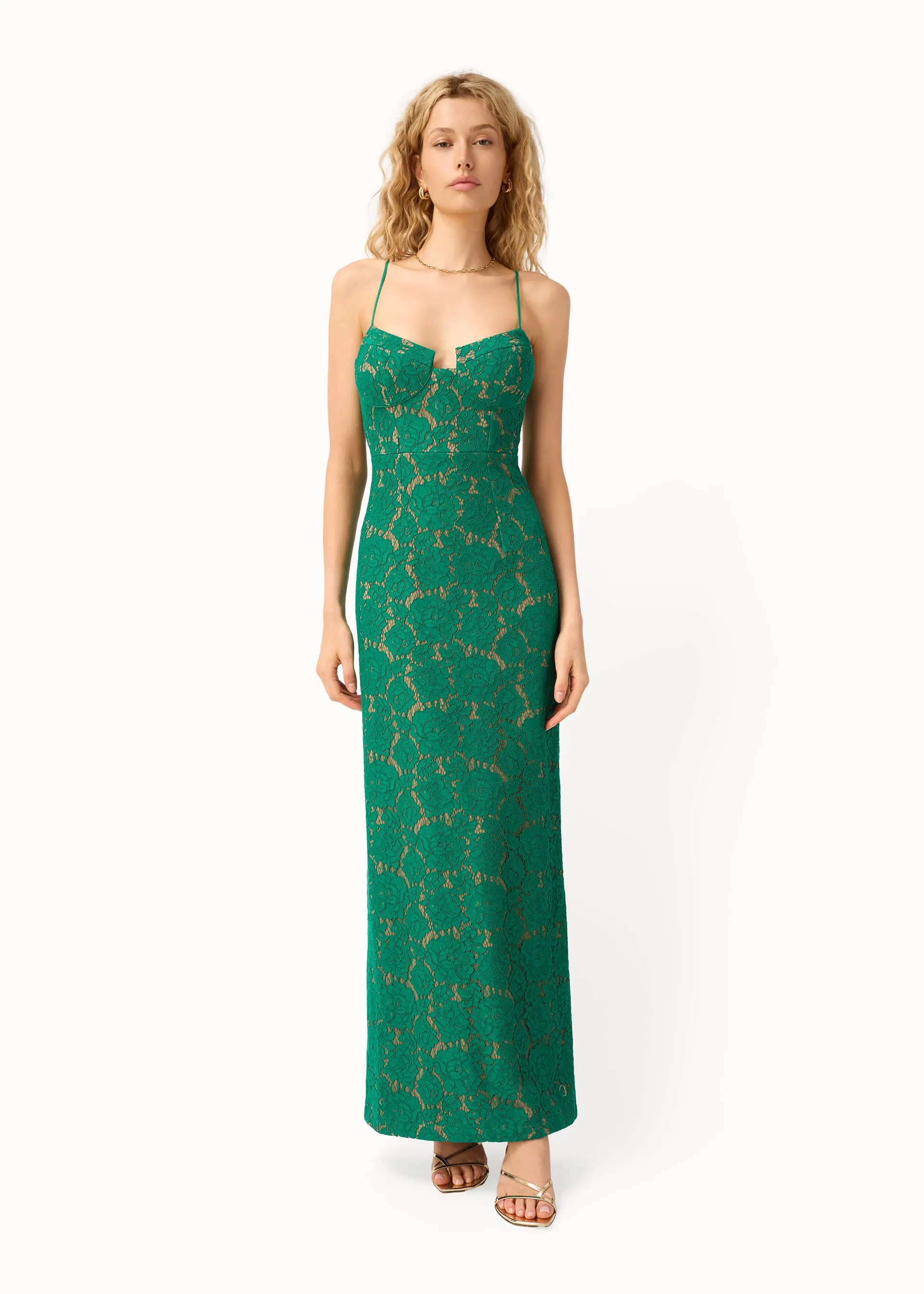 Rosaria Lace Gown Verdant sold by CAMI product image thumbnail 3