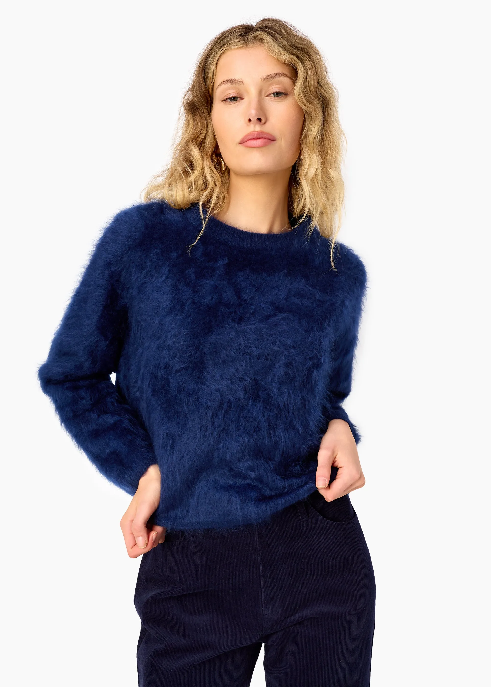 Niall Cashmere Sweater Navy sold by CAMI product image thumbnail 3
