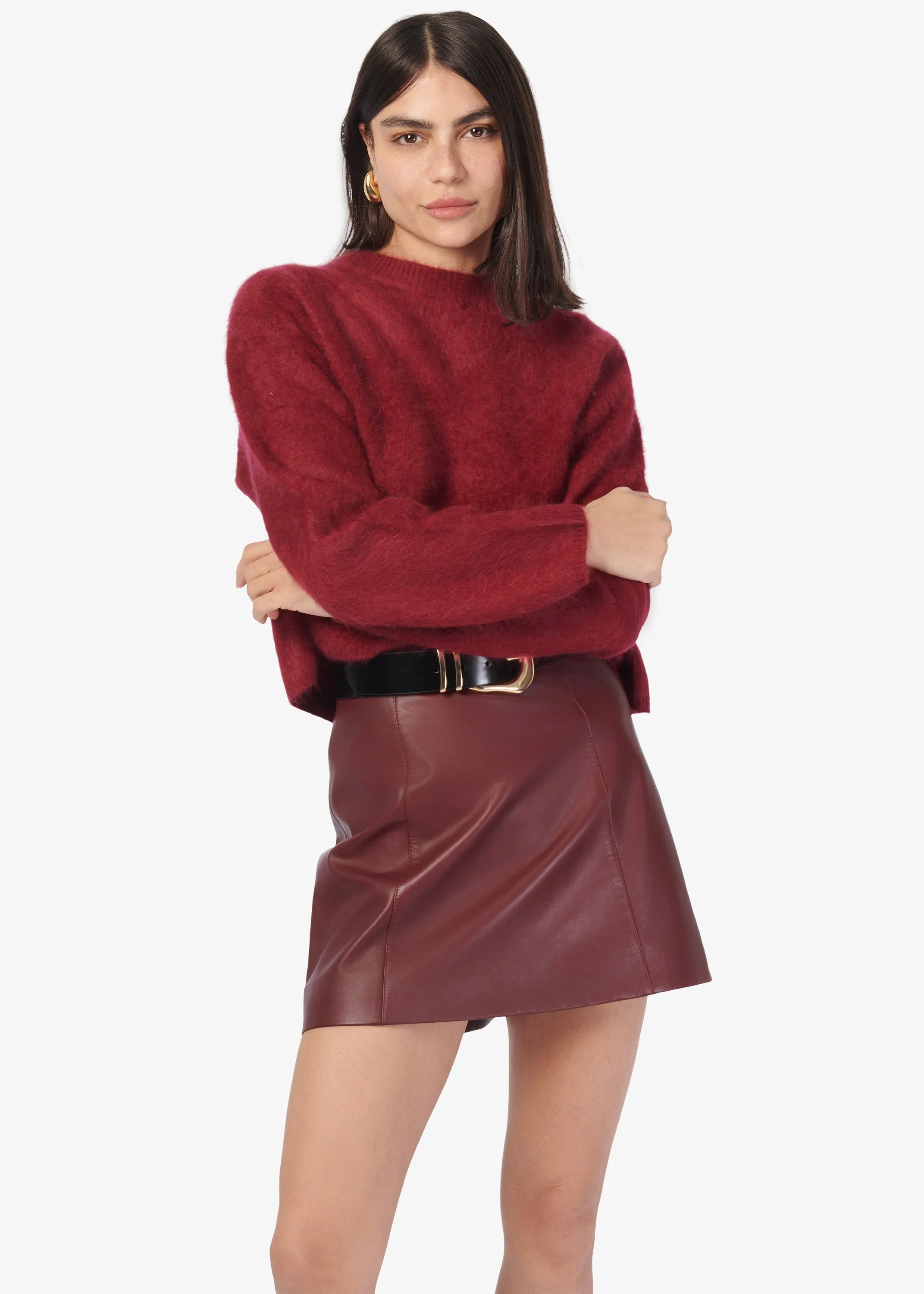 Niall Cashmere Sweater Syrah sold by CAMI product image thumbnail 2