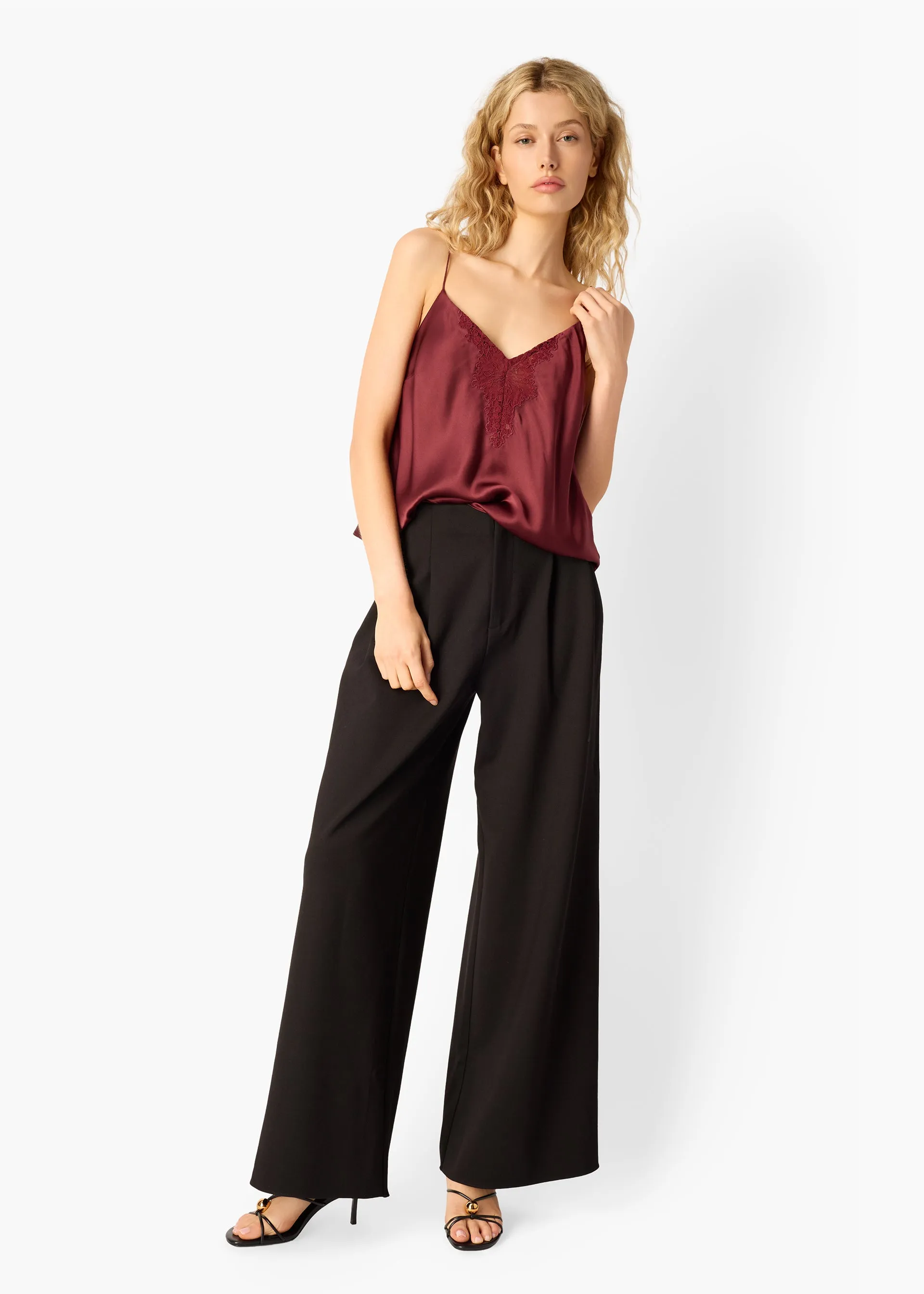 Daniya Camisole Syrah sold by Cami NYC product image thumbnail 3