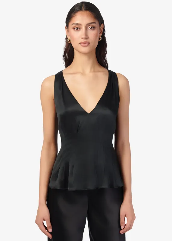 Ariya Camisole Black sold by CAMI
