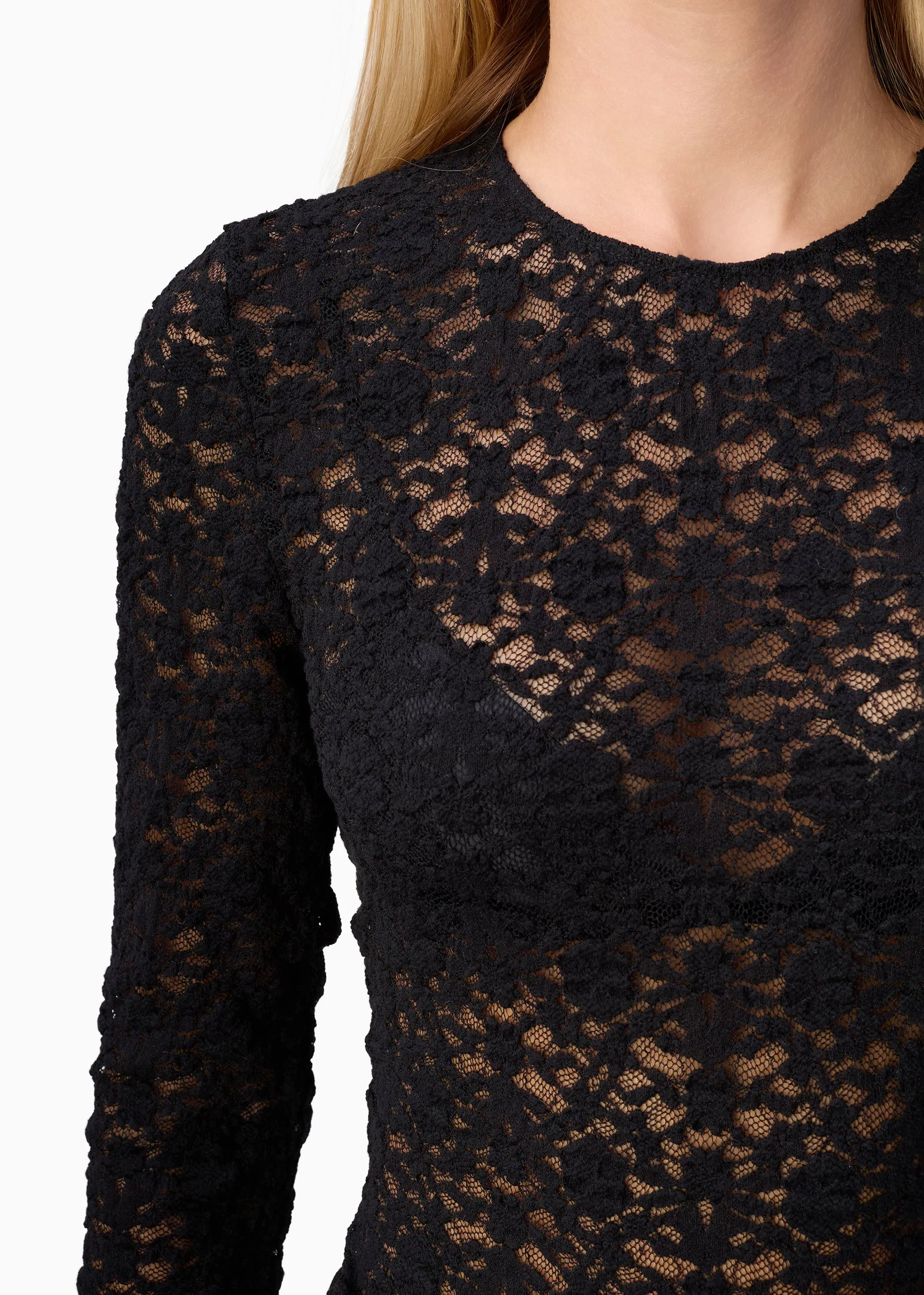 Meli Stretch Lace Top Black sold by CAMI product image thumbnail 2