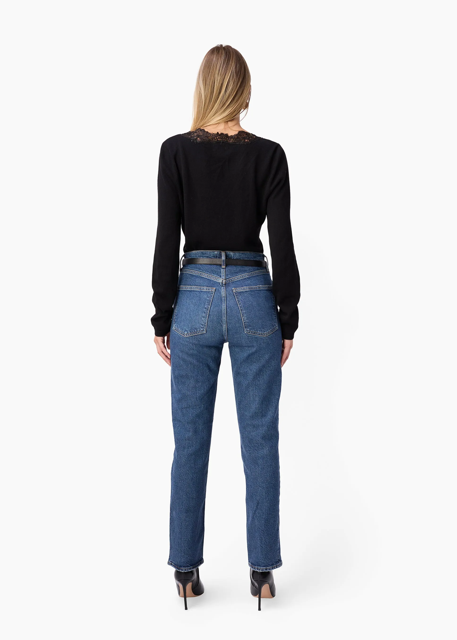 Eirene Lightweight Knit Cardigan Black sold by Cami NYC product image thumbnail 4