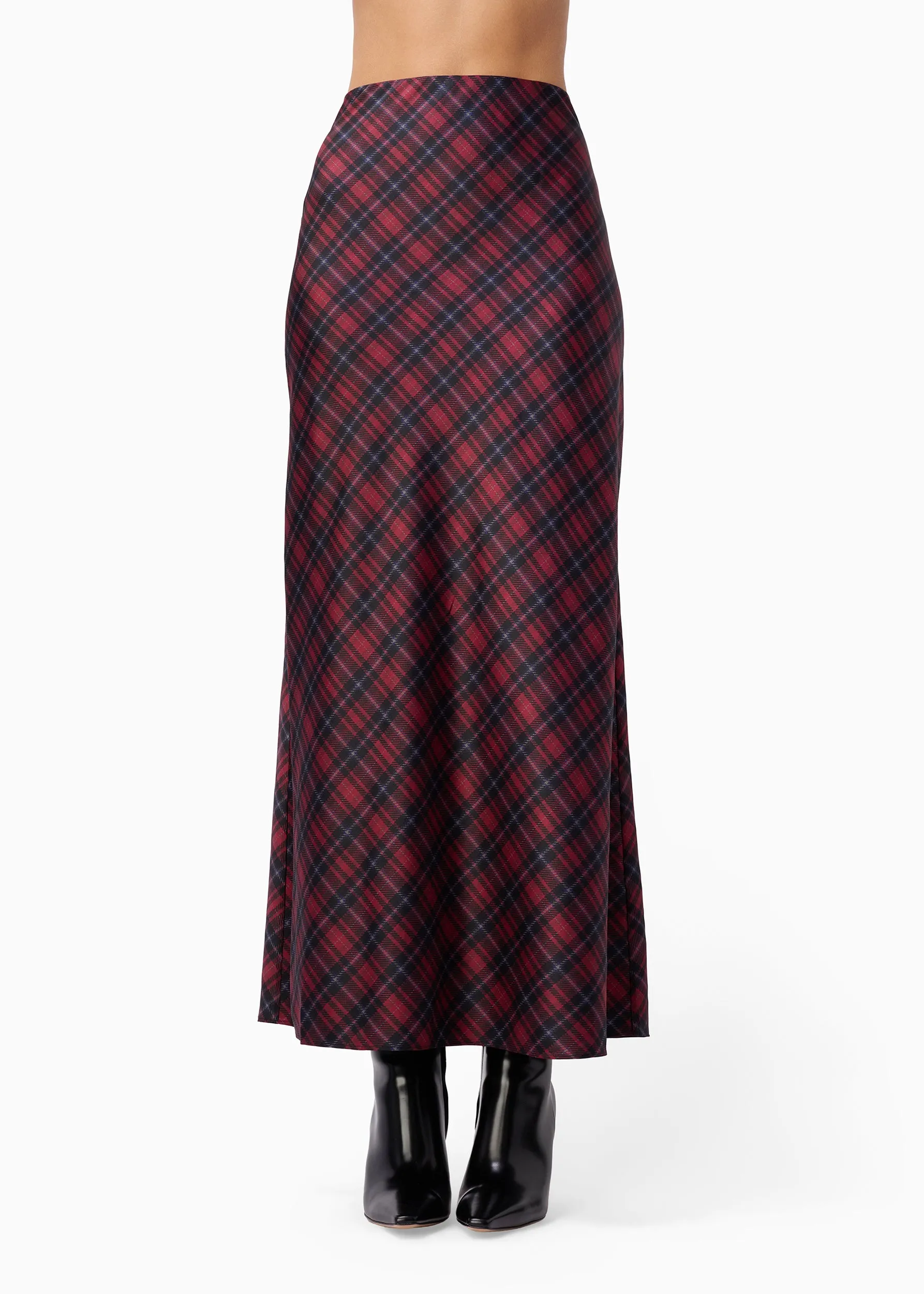 Aviva Maxi Skirt Tartan sold by Cami NYC product image thumbnail 2