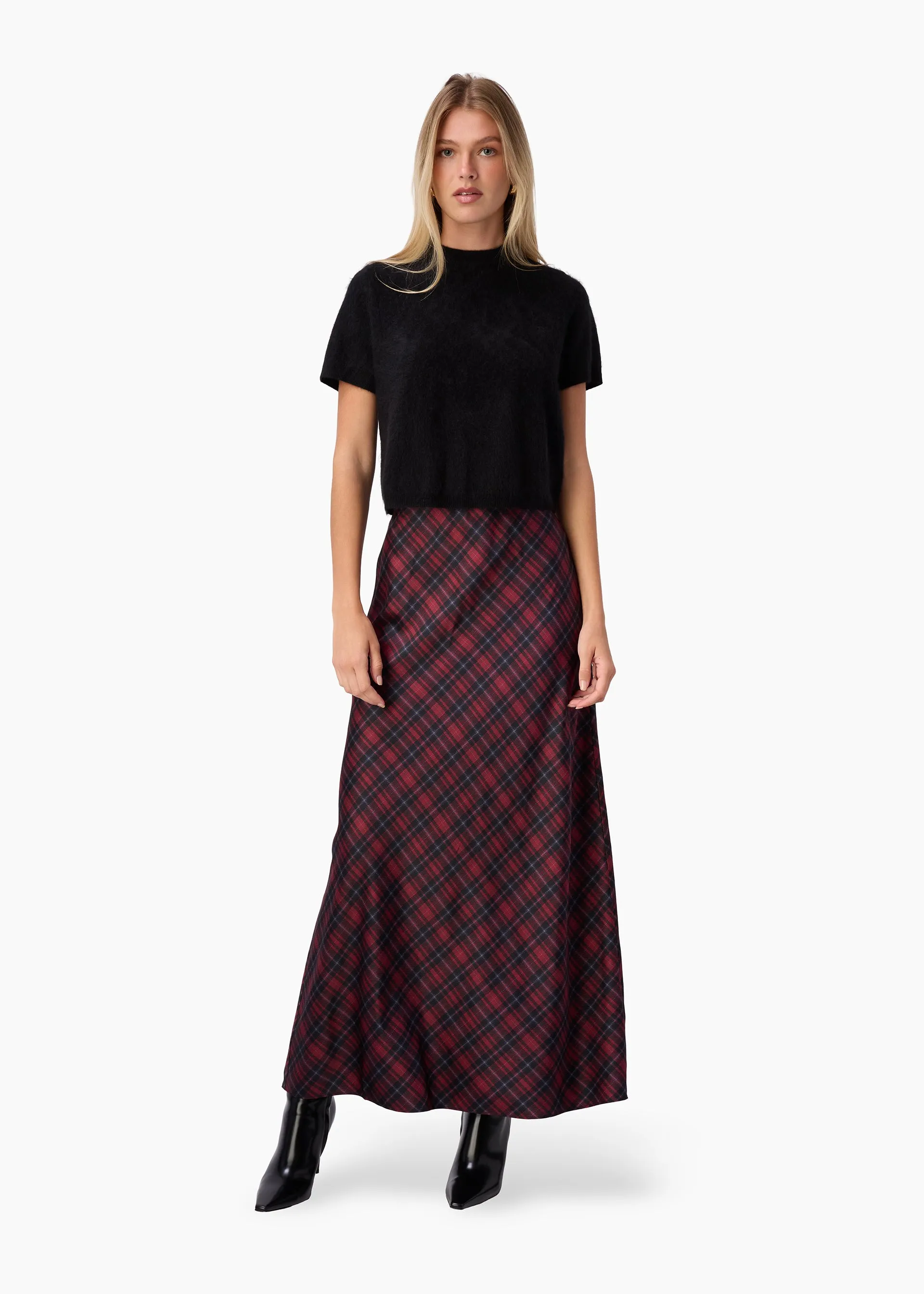 Aviva Maxi Skirt Tartan sold by Cami NYC product image thumbnail 3