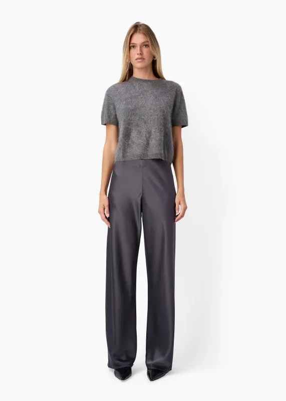 Bristol Mid Rise Pant Coal sold by Cami NYC