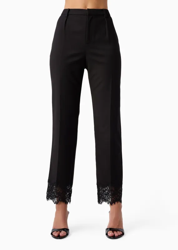 Cheyenne High Rise Cropped Pant Black sold by CAMI