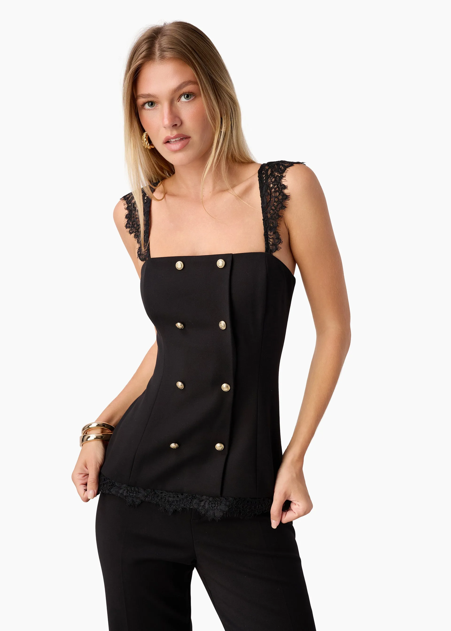 Deanna Top Black sold by CAMI product image thumbnail 2
