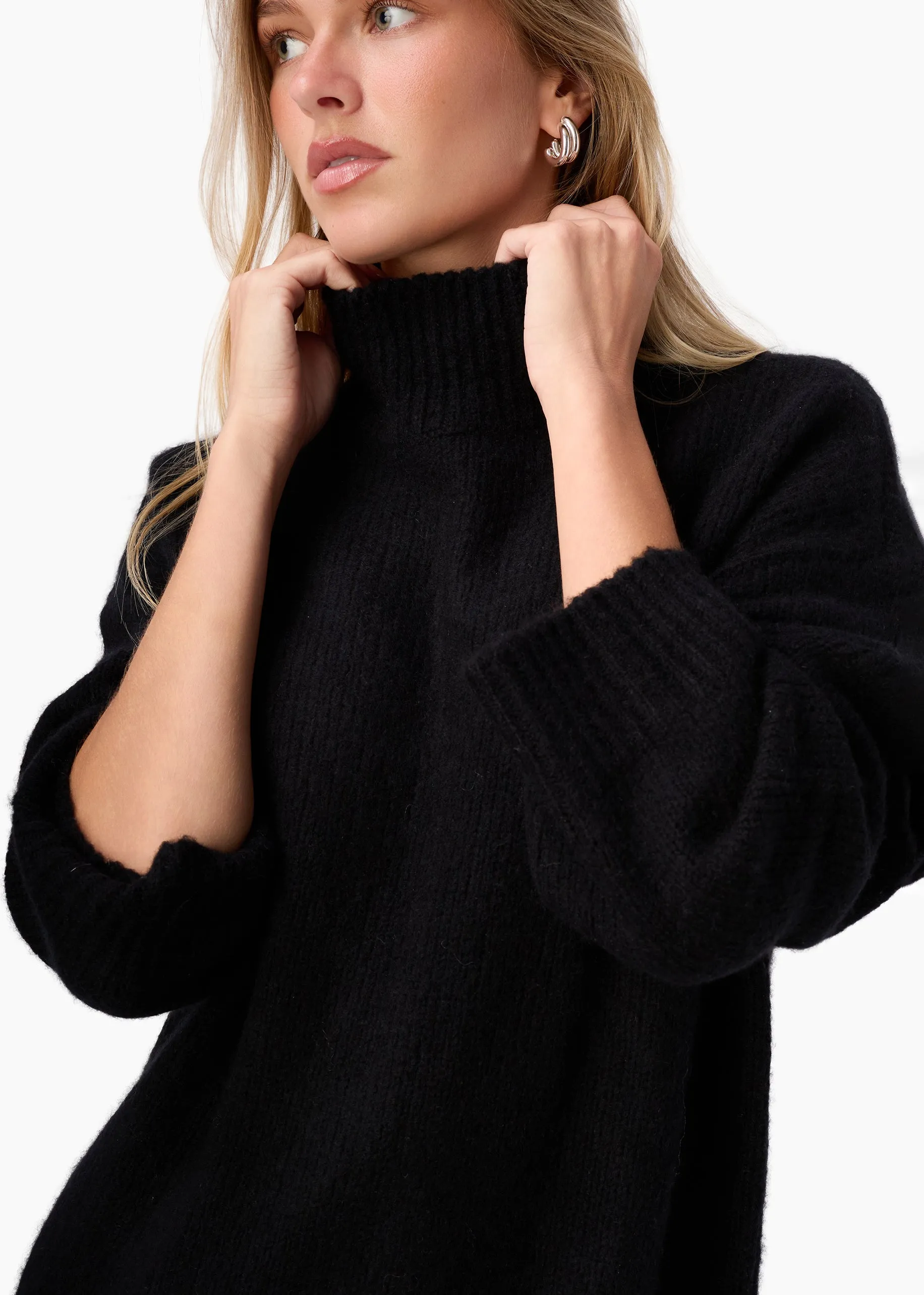 Catherine Cashmere Blend Sweater Black sold by CAMI product image thumbnail 3