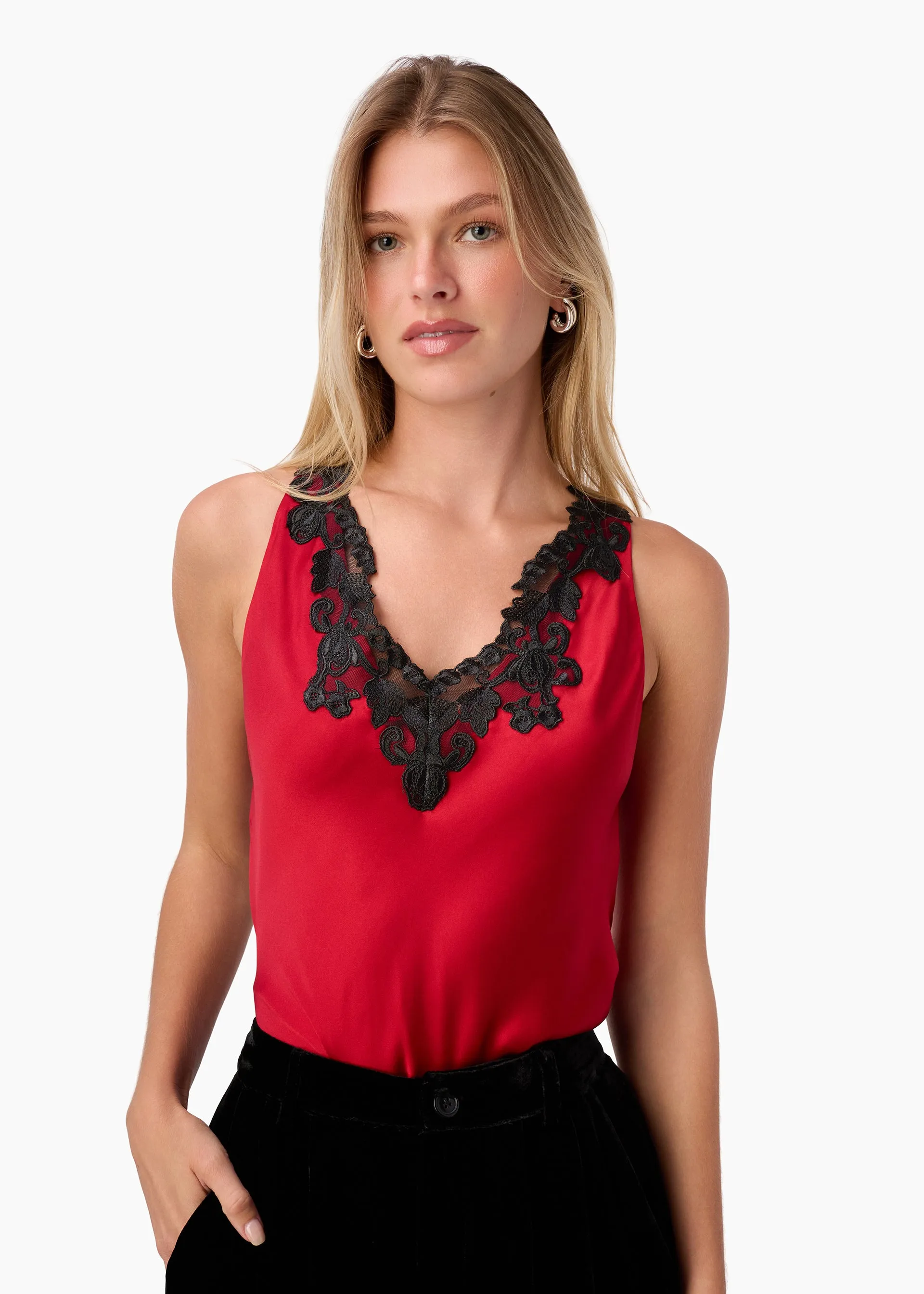 Romey Camisole Poppy sold by Cami NYC
