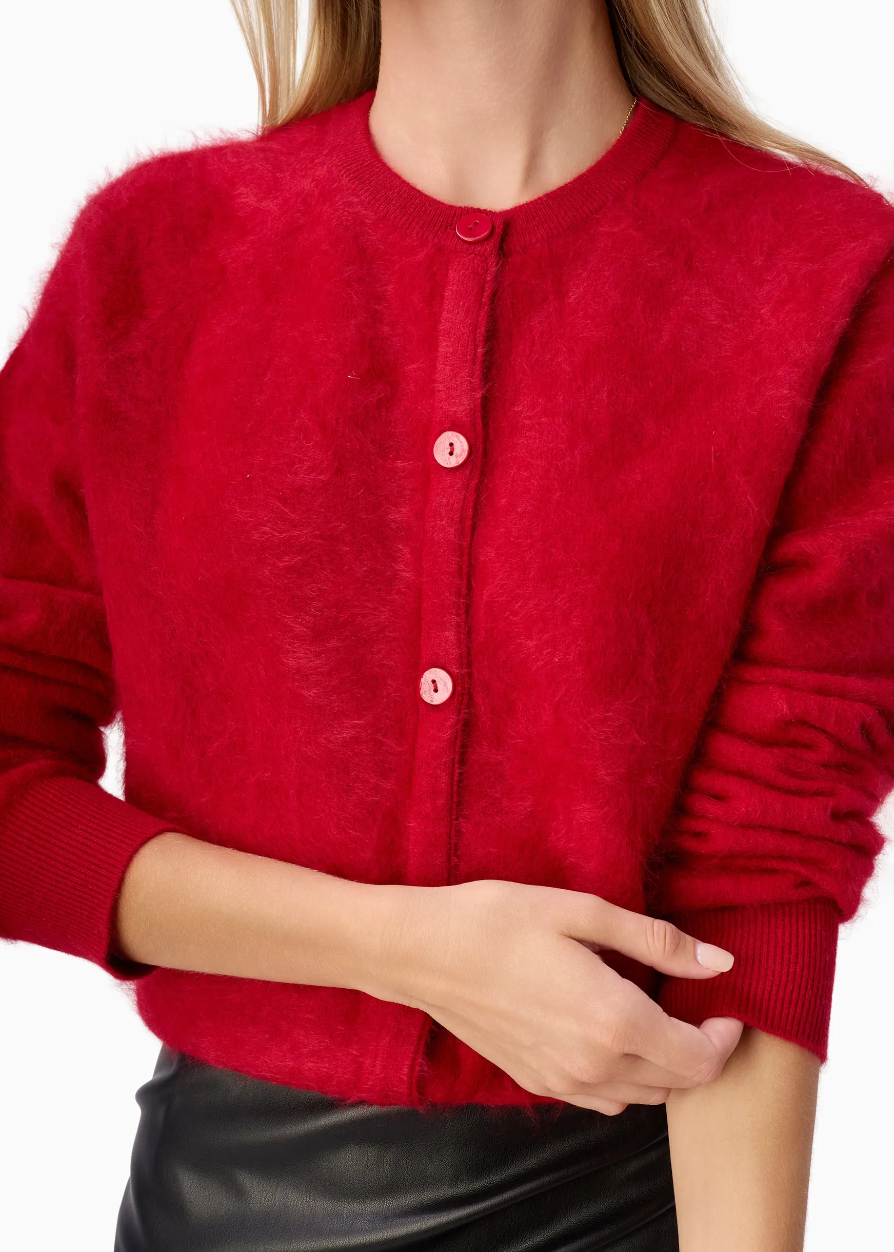 Dorian Cashmere Cardigan Poppy sold by CAMI product image thumbnail 4