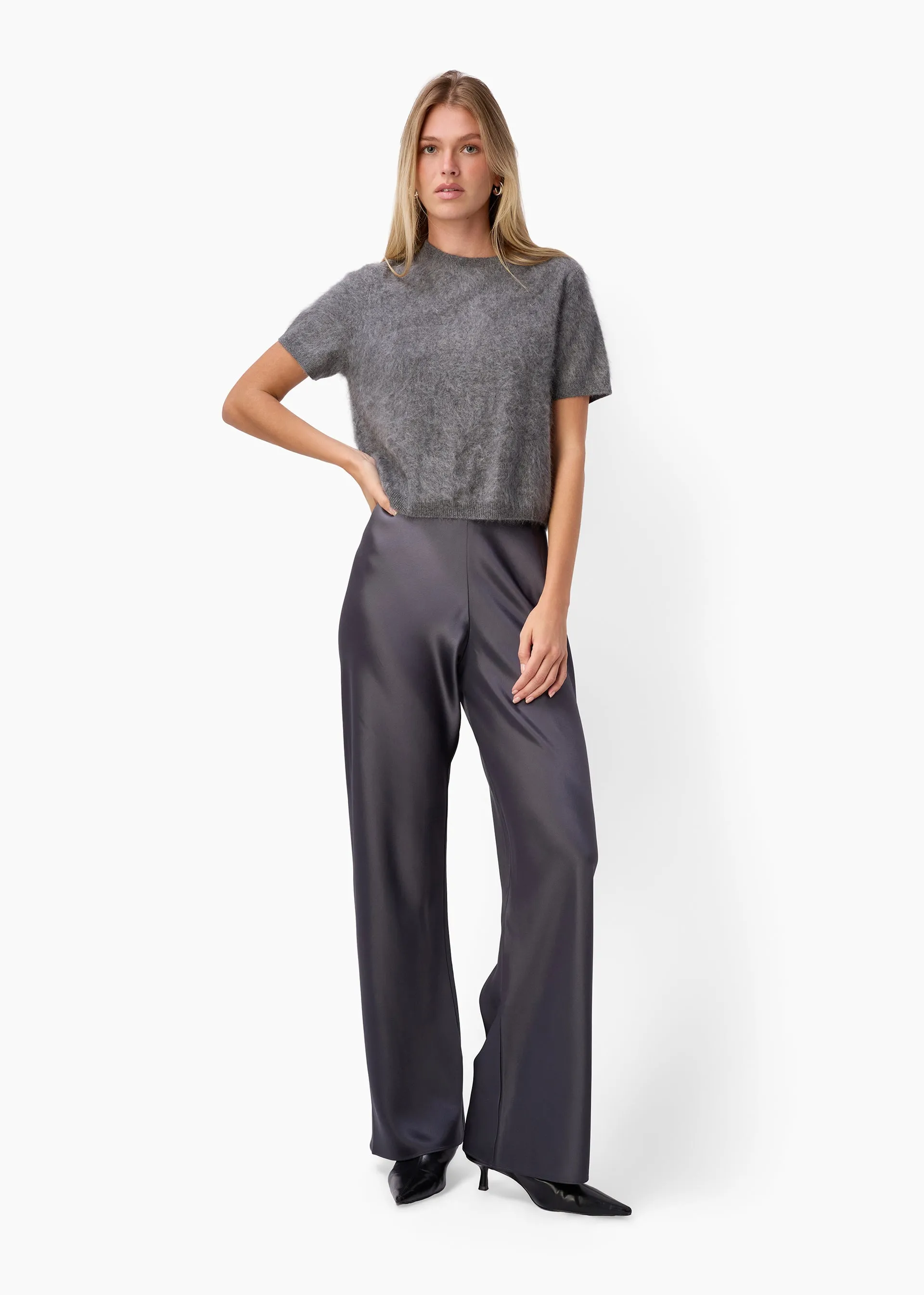 Eugeney Cashmere Top Coal sold by CAMI product image thumbnail 3