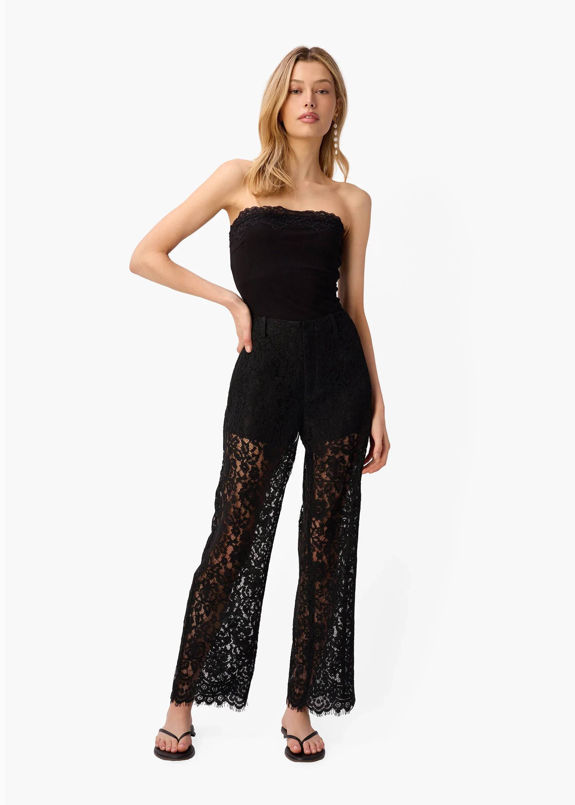 Minerva Lace Pant Black sold by CAMI product image thumbnail 3