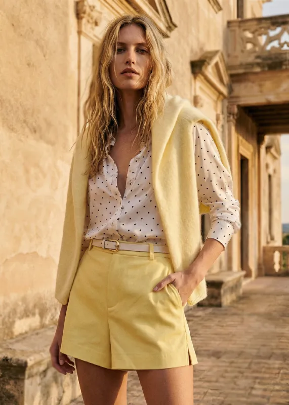 Crosby Silk Blouse Pin Dot sold by CAMI