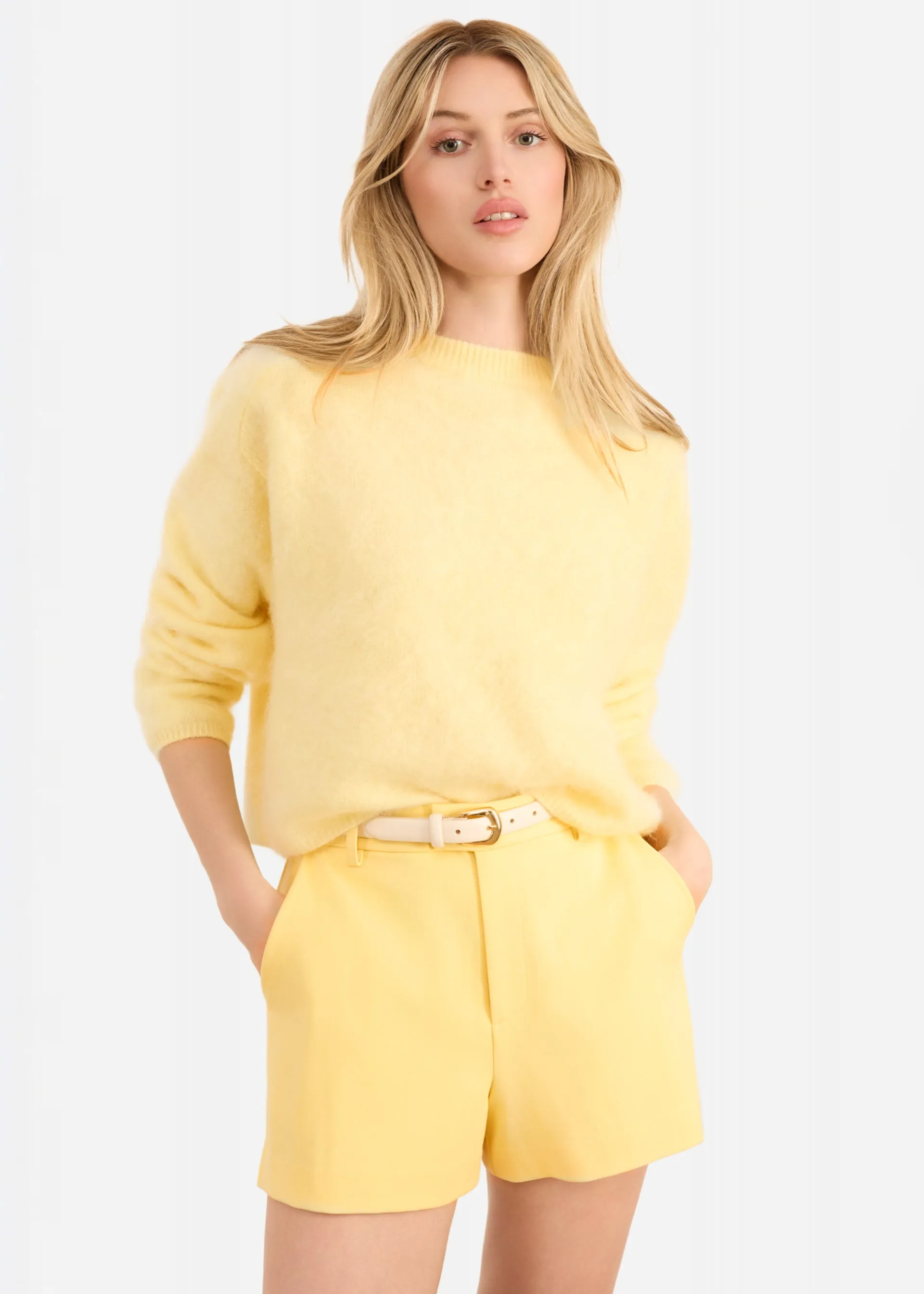 Niall Cashmere Sweater Custard sold by CAMI product image thumbnail 4