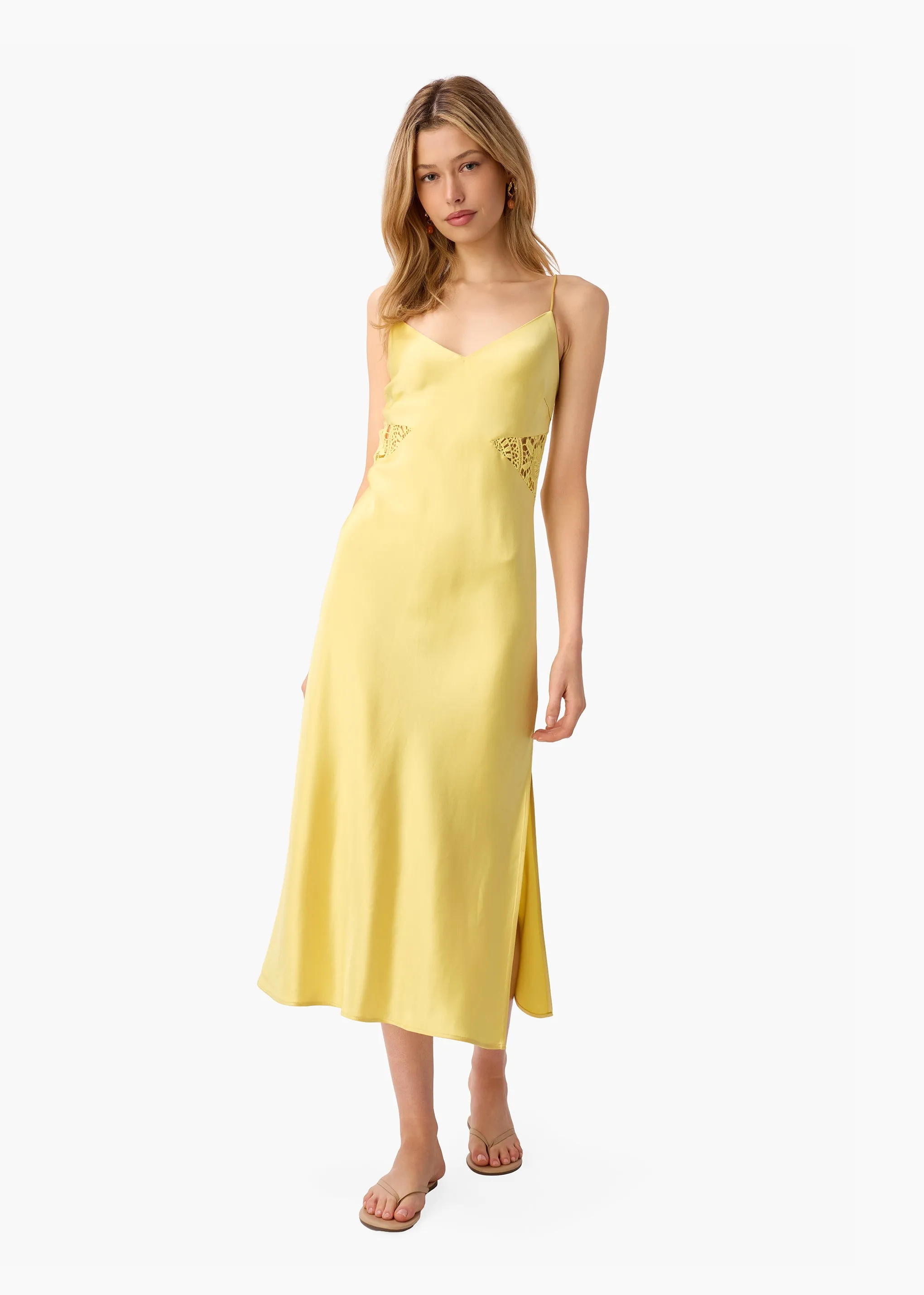 Carli Midi Dress Custard sold by CAMI product image thumbnail 2