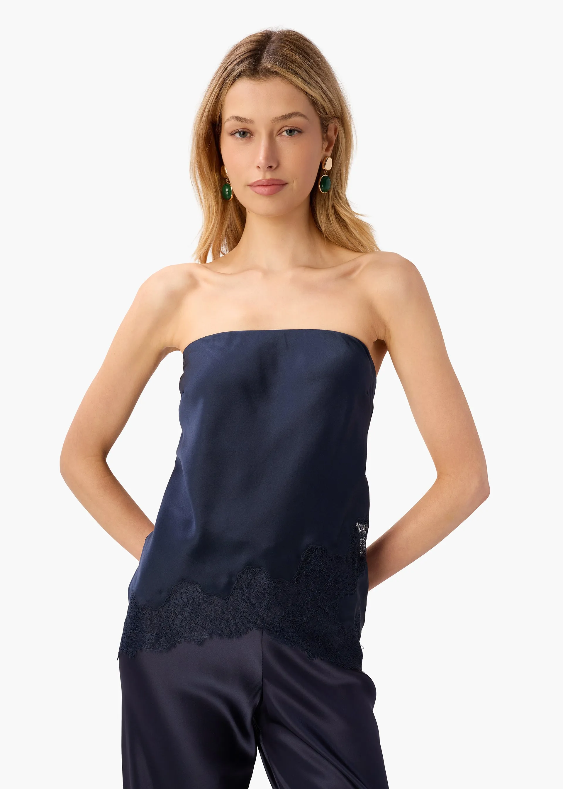 Odessa Strapless Camisole Dark Wash sold by CAMI product image thumbnail 2