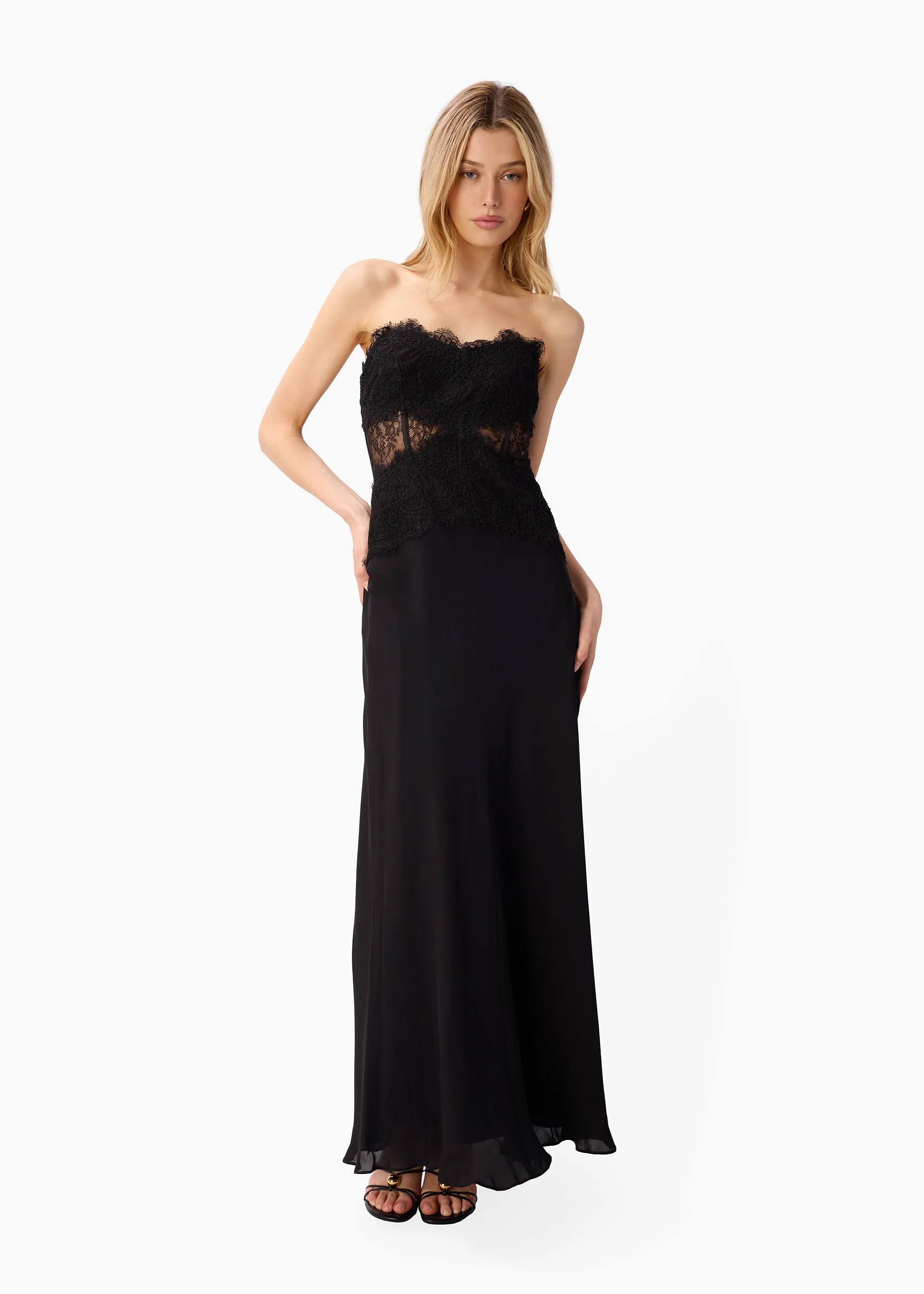 Lucienne Strapless Gown Black sold by CAMI product image thumbnail 4