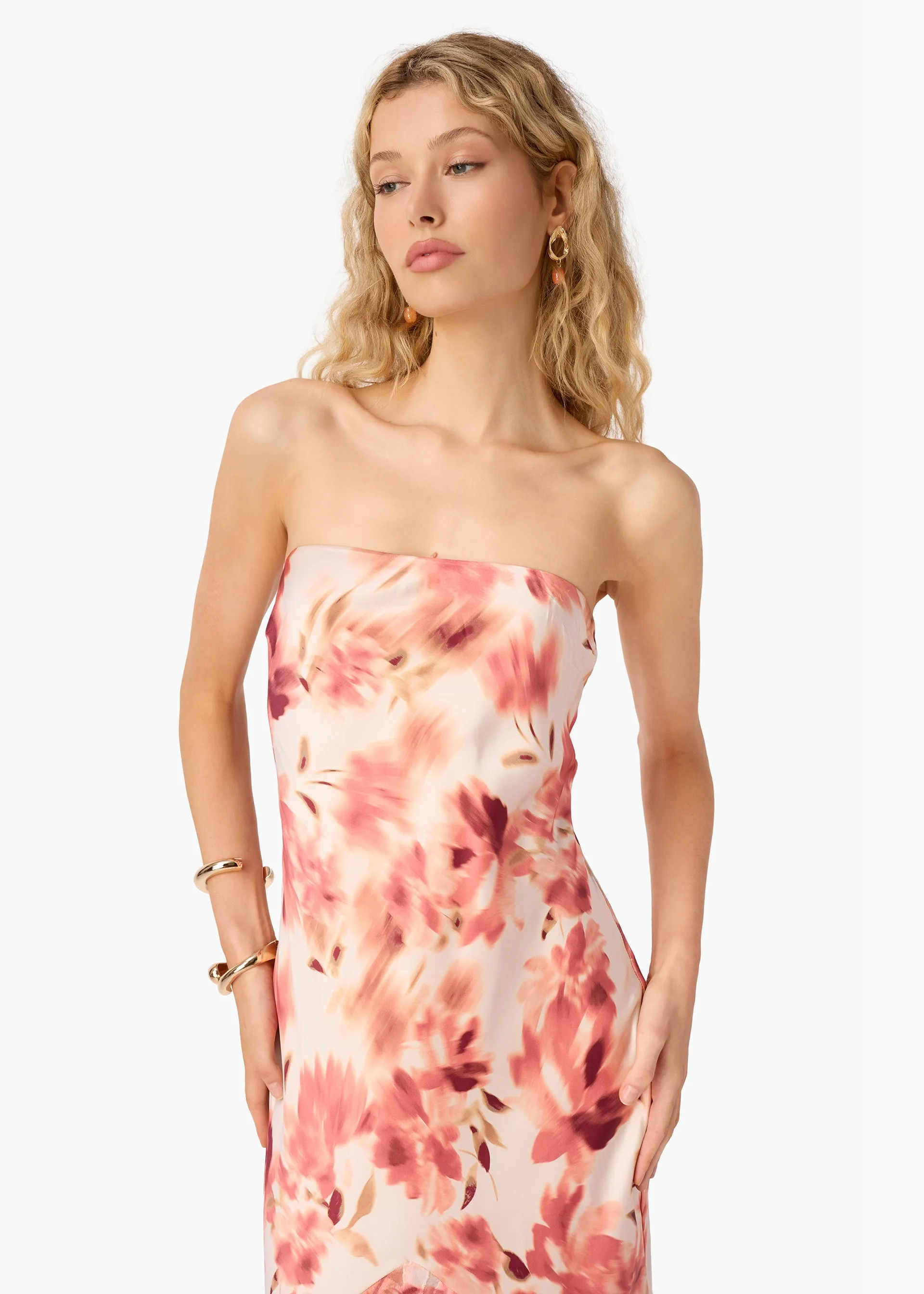 Maristela Strapless Burnout Dress Florescence sold by CAMI product image thumbnail 2